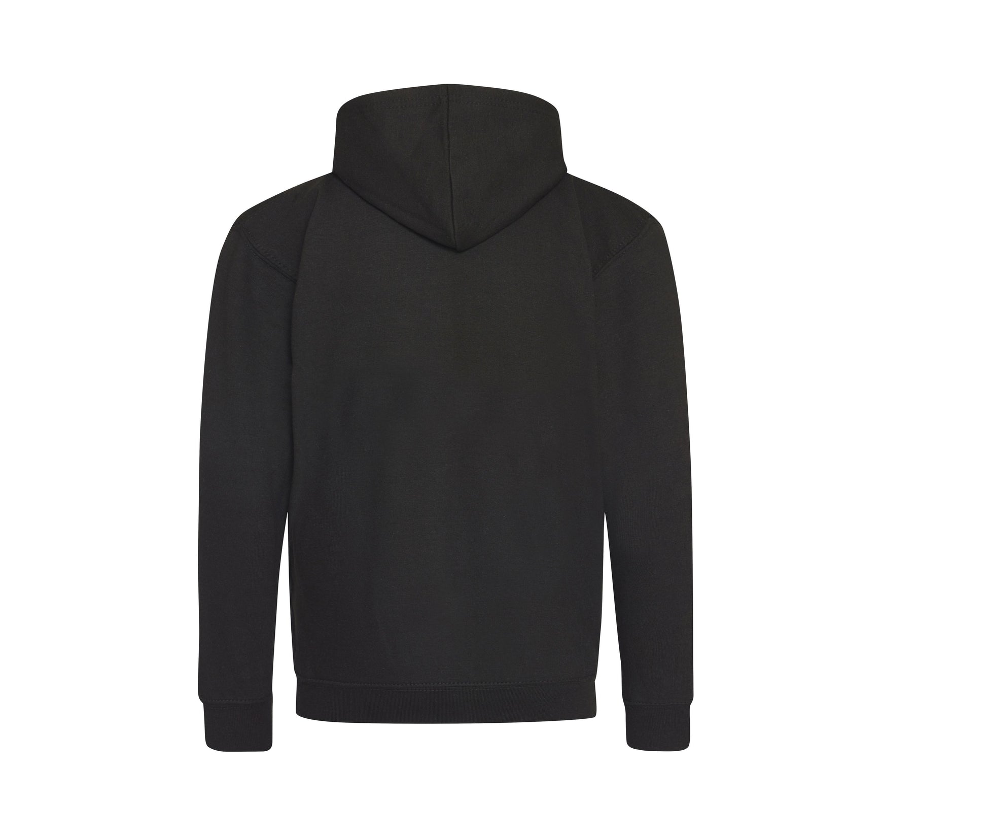 Sweat Capuche Zippé Contrasté - Jet Black/fire Red