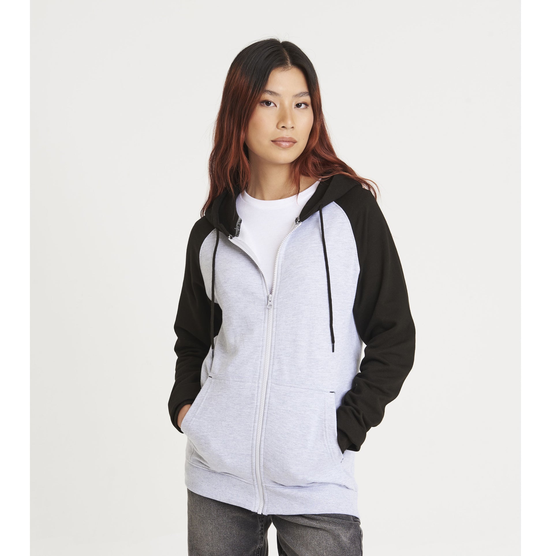 Sweat baseball zippé