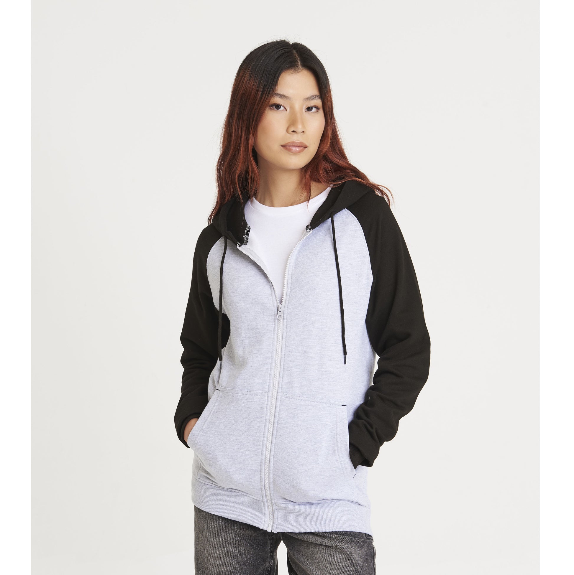 Sweat baseball zippé