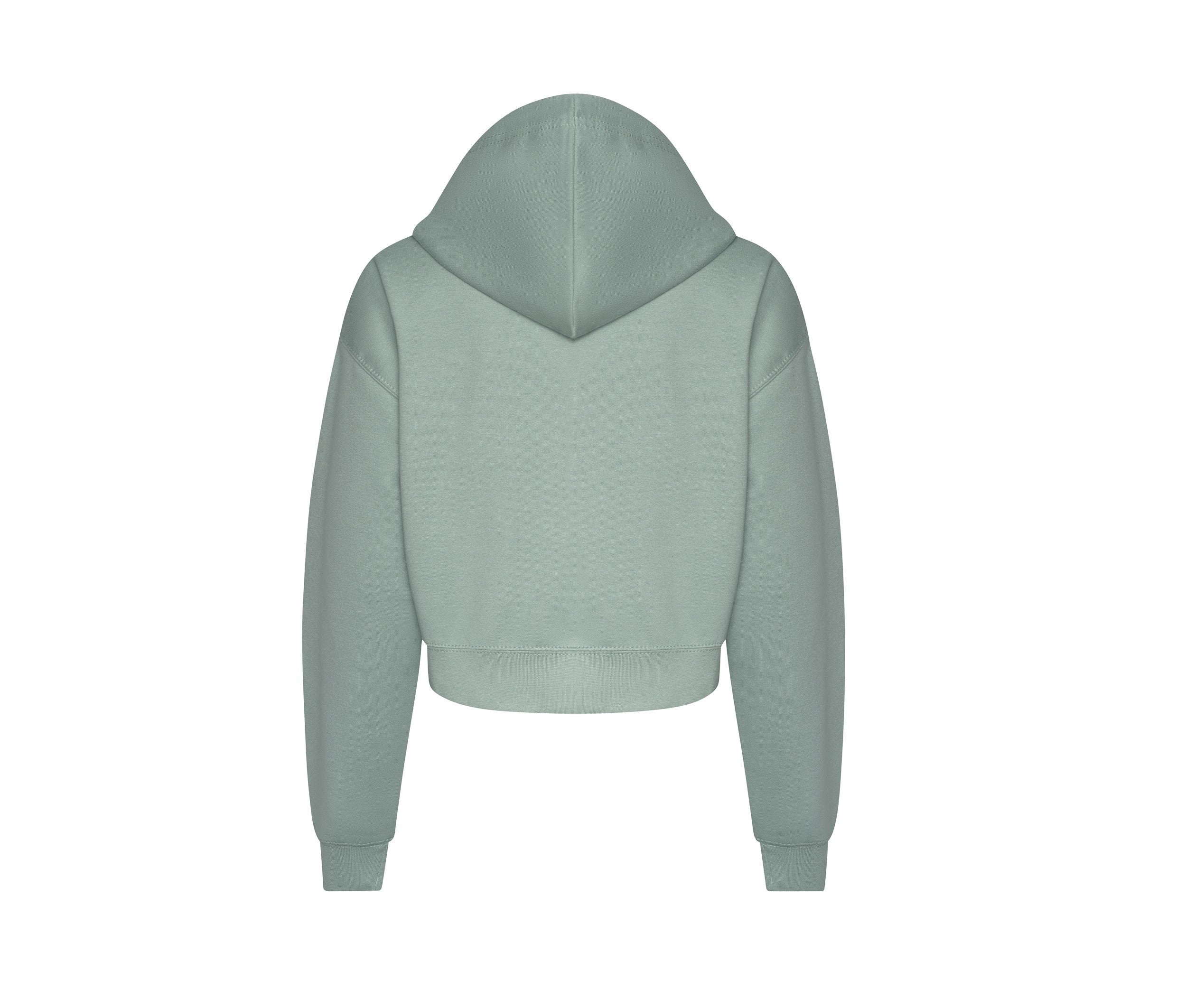 Sweat Court Zippé Femme - Dusty Green