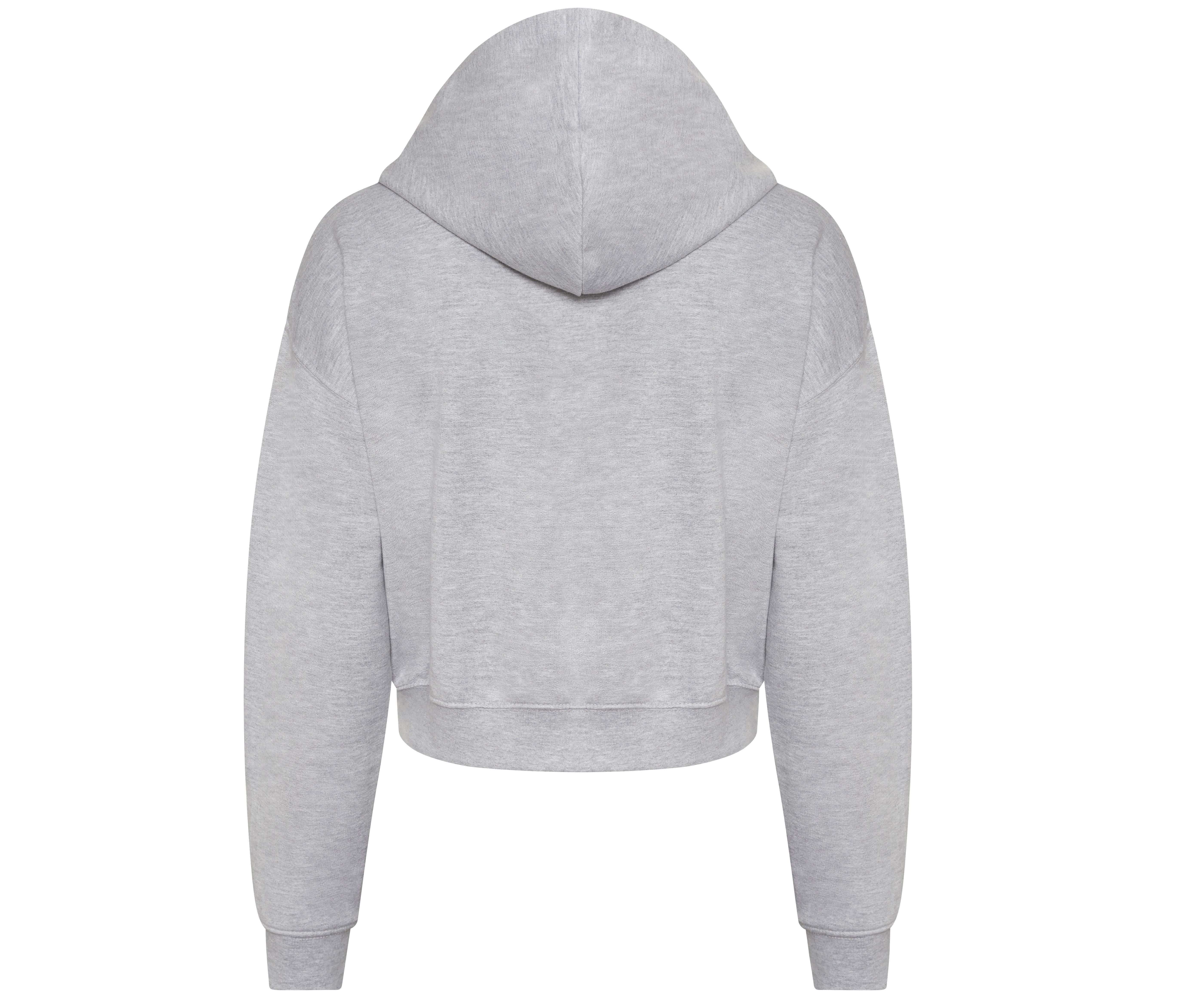 Sweat Court Zippé Femme - Heather Grey