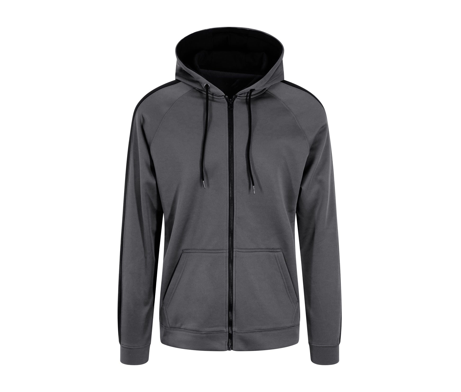 Sweat de Sport Zippé - Steel Grey/jet Black