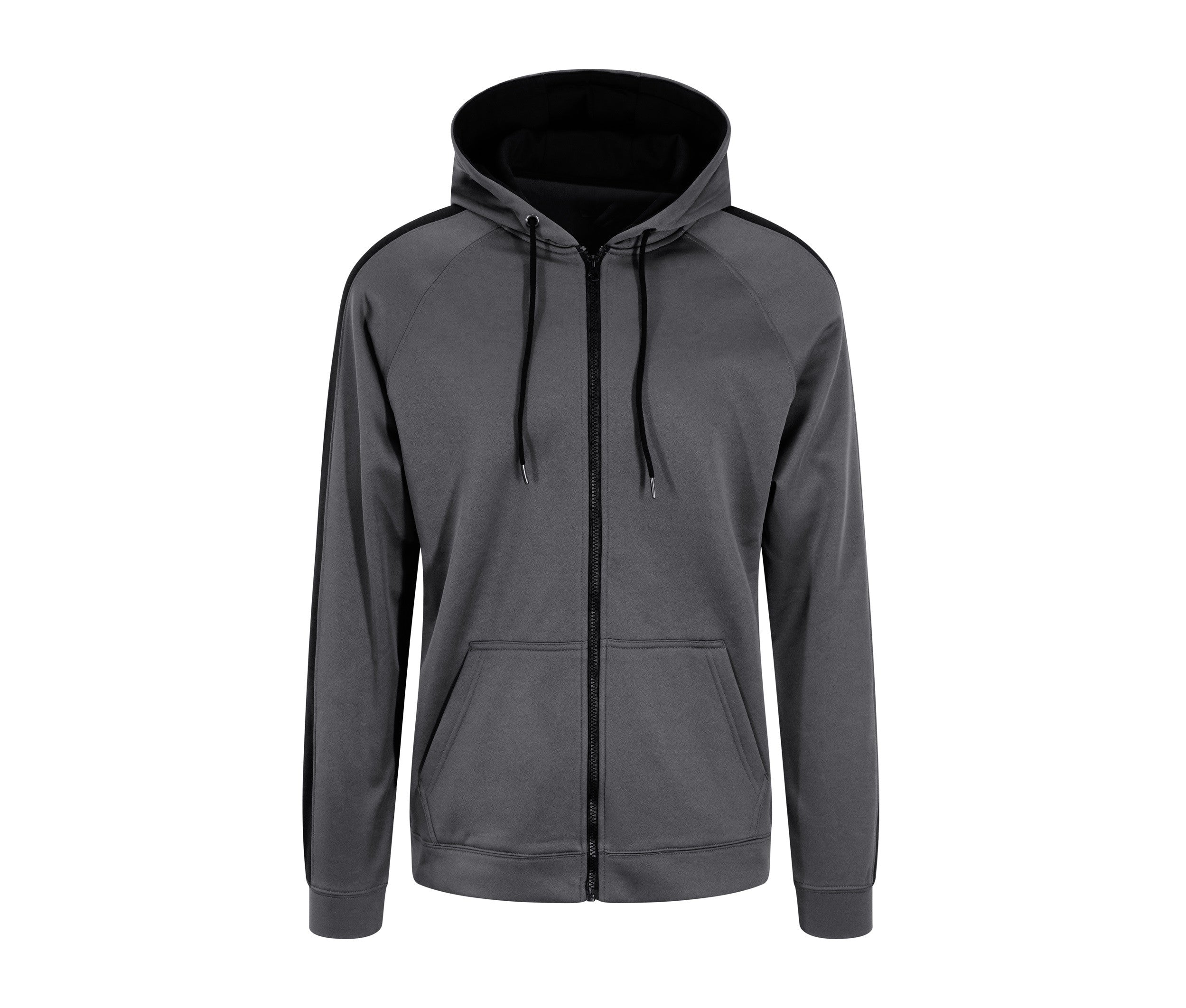 Sweat de Sport Zippé - Steel Grey/jet Black