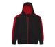 Jet Black/fire Red