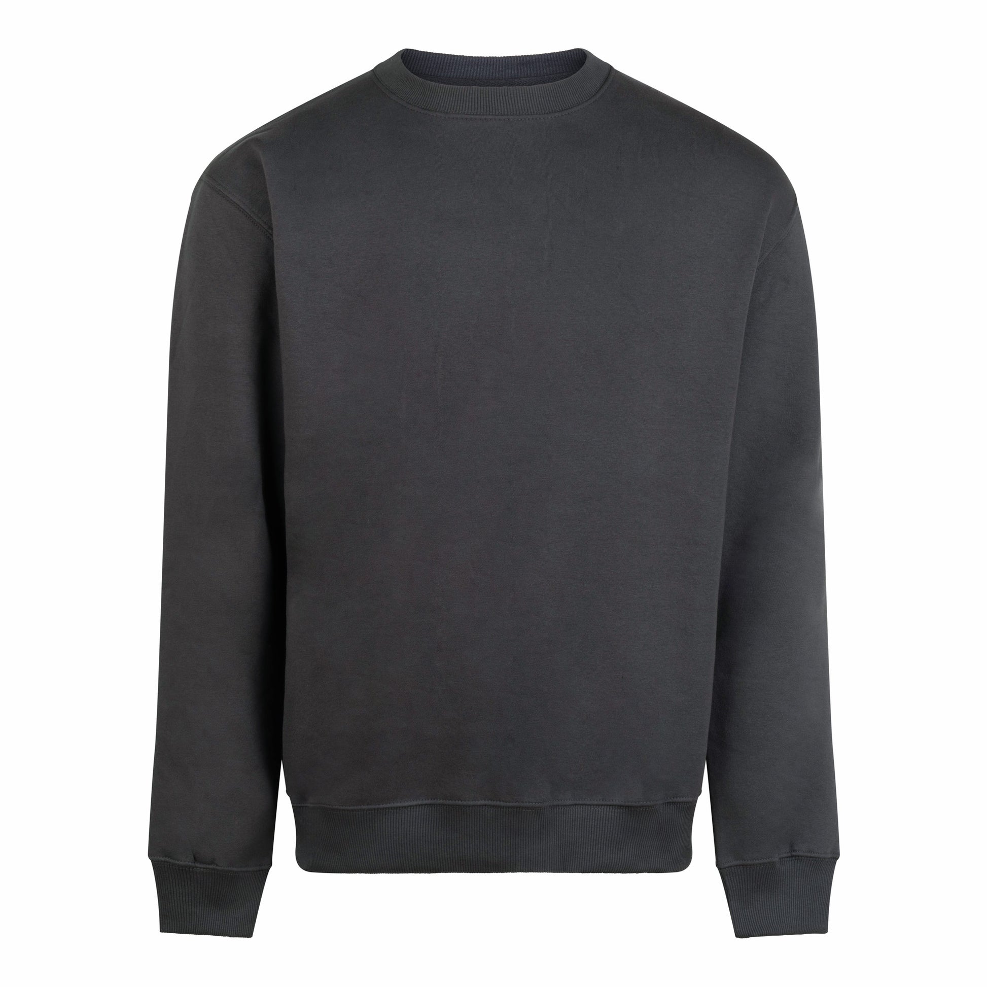 Sweat Épais Col Rond - Solid Charcoal