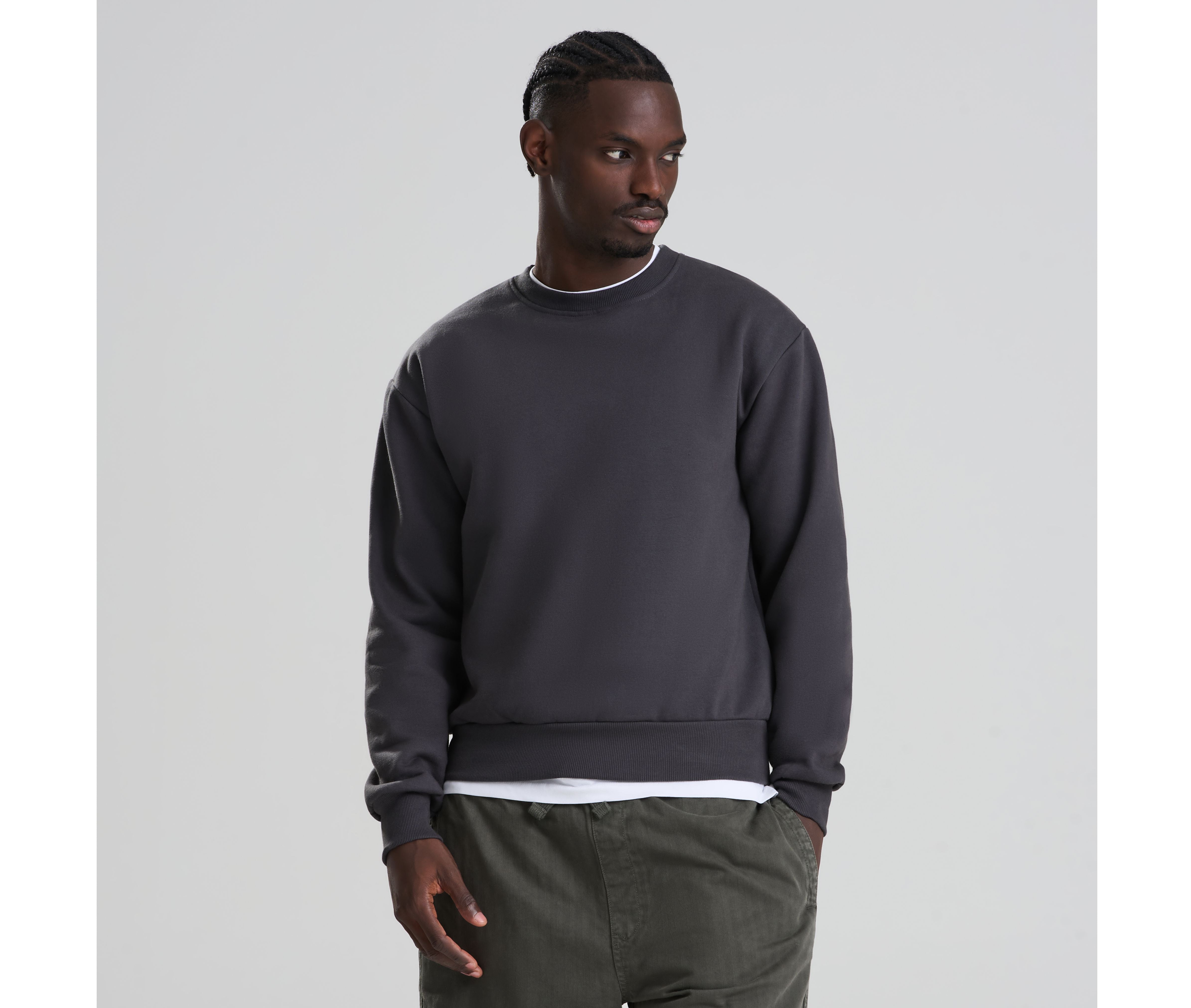 Sweat épais col rond