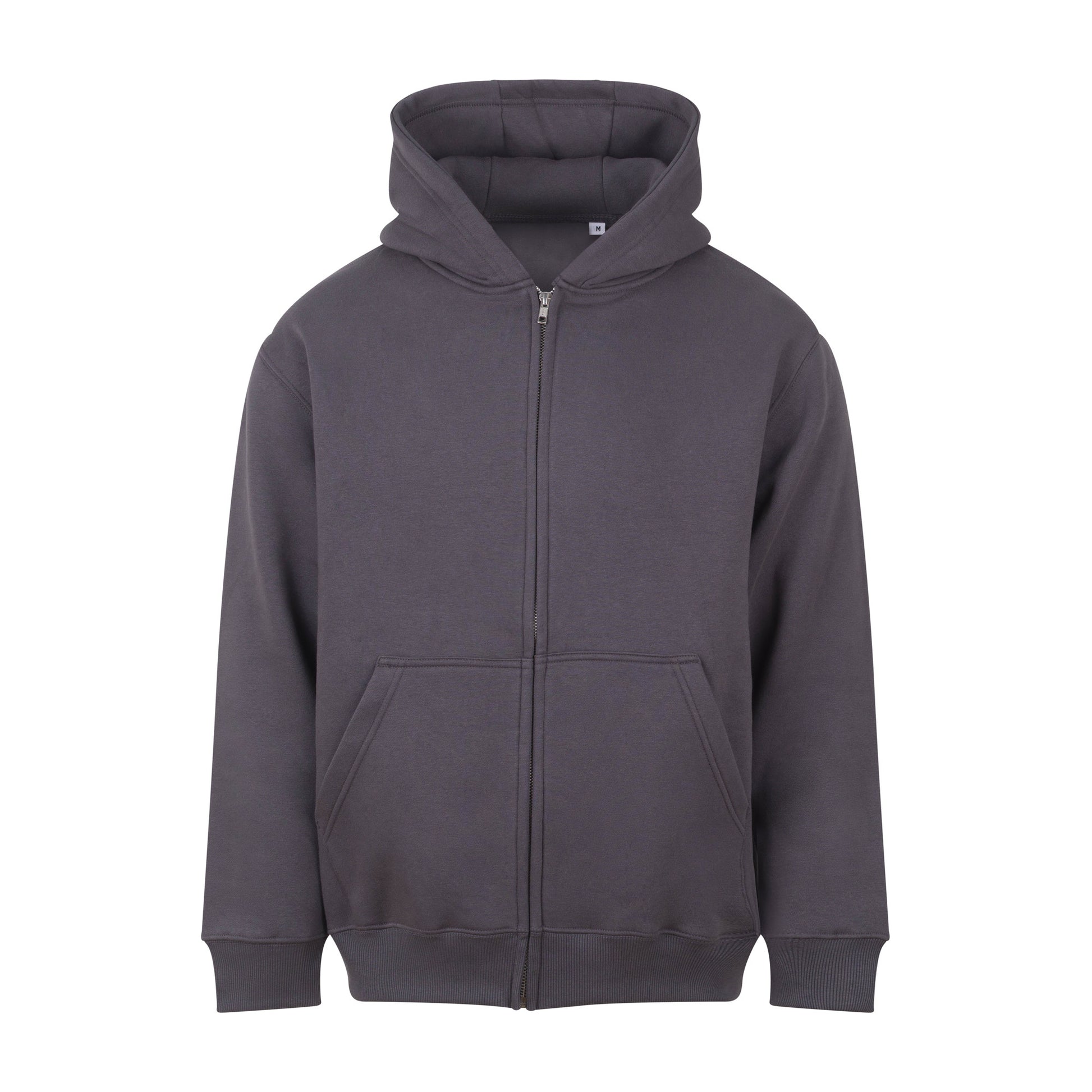 Sweat à Capuche Zippé - Solid Charcoal