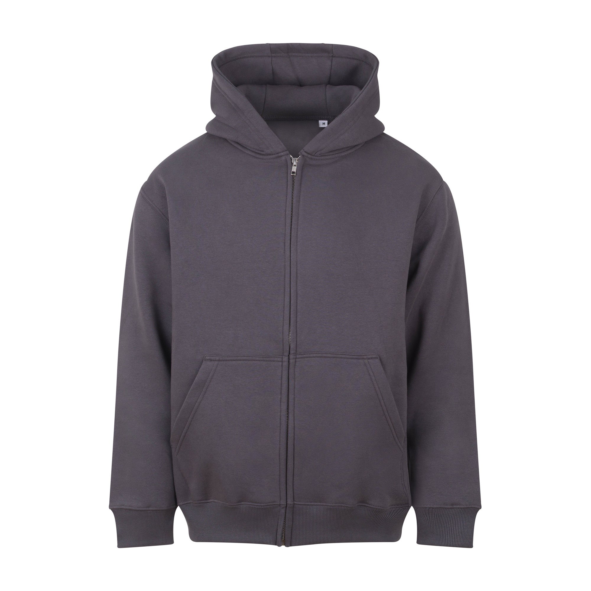 Sweat à Capuche Zippé - Solid Charcoal