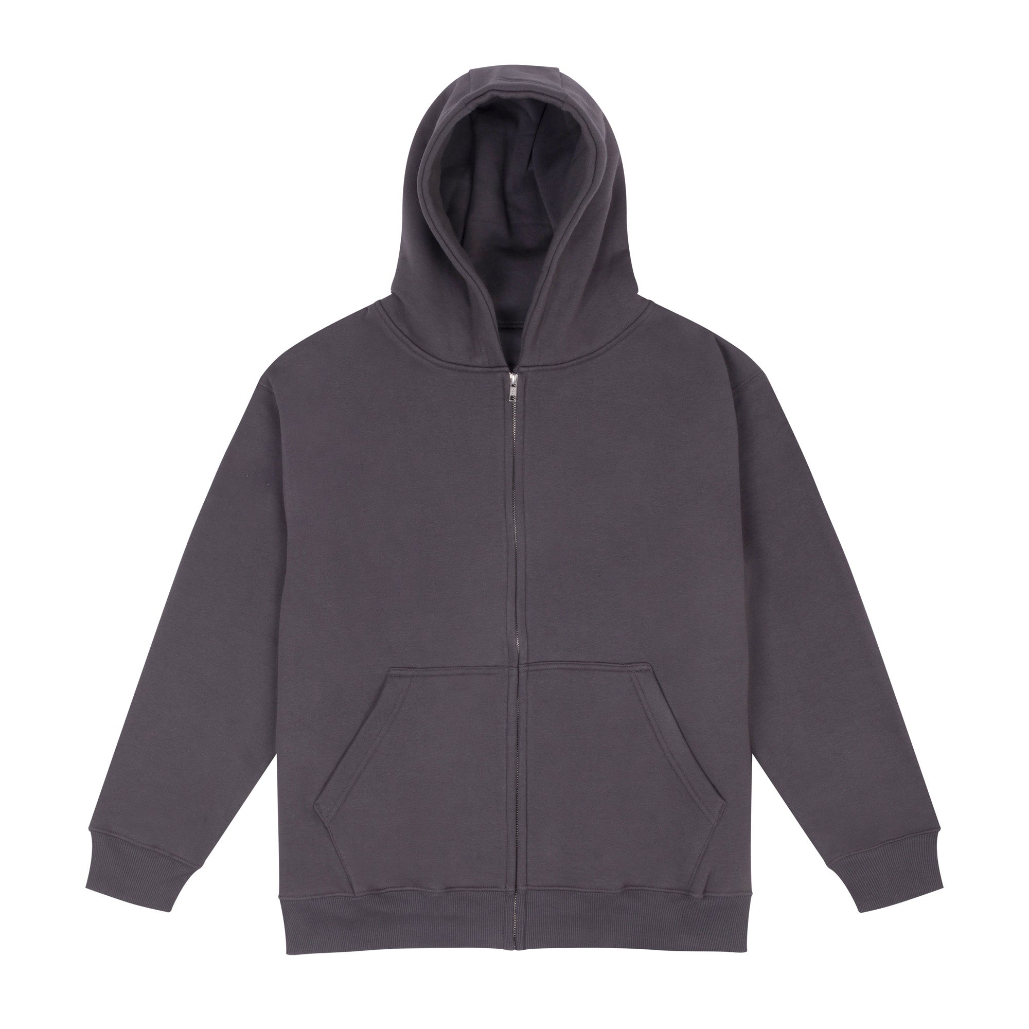 Sweat à Capuche Zippé - Solid Charcoal