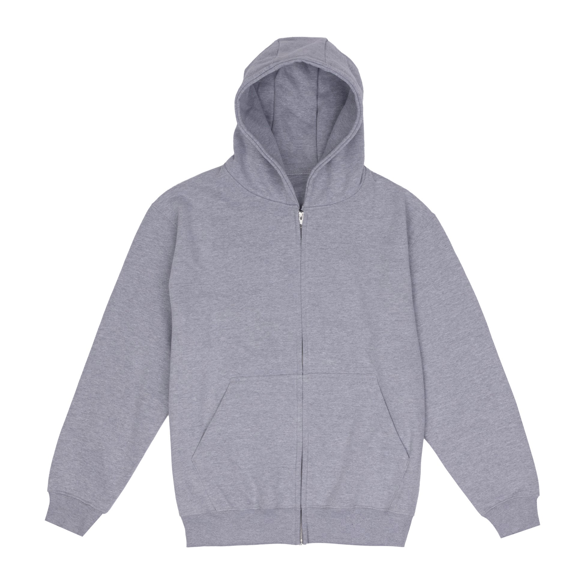 Sweat à Capuche Zippé - Heather Grey