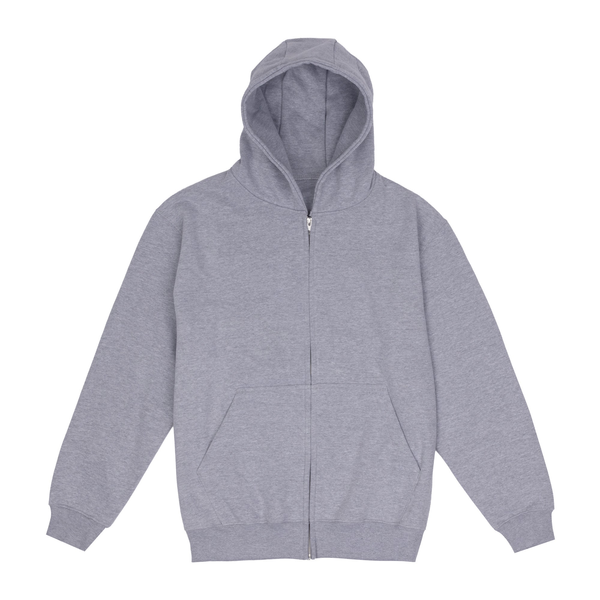 Sweat à Capuche Zippé - Heather Grey