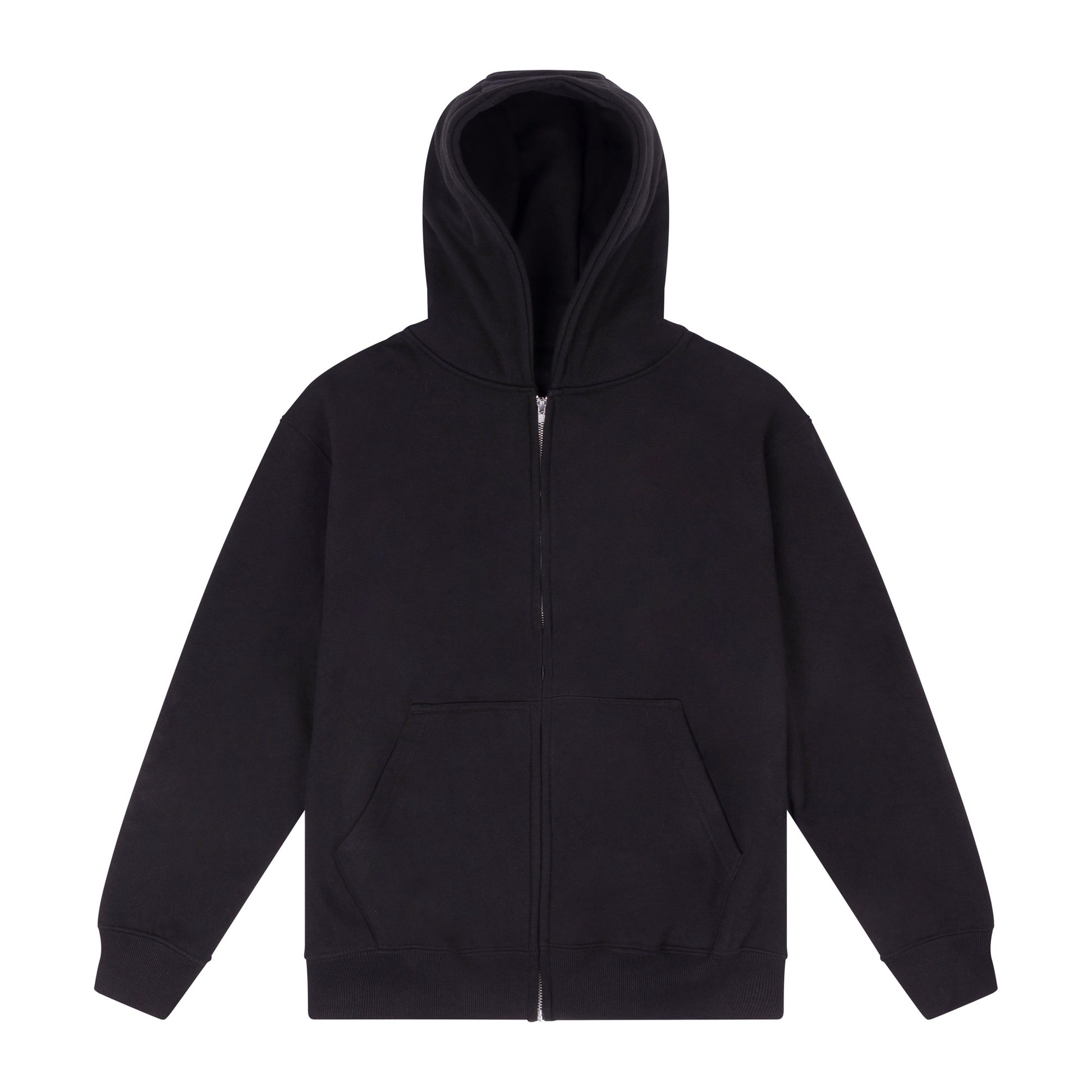 Sweat à Capuche Zippé - Deep Black