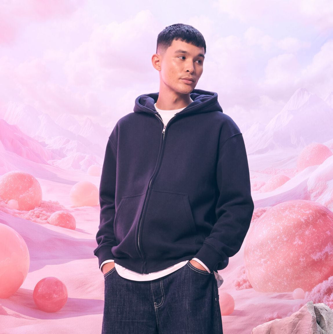 Sweat à capuche zippé