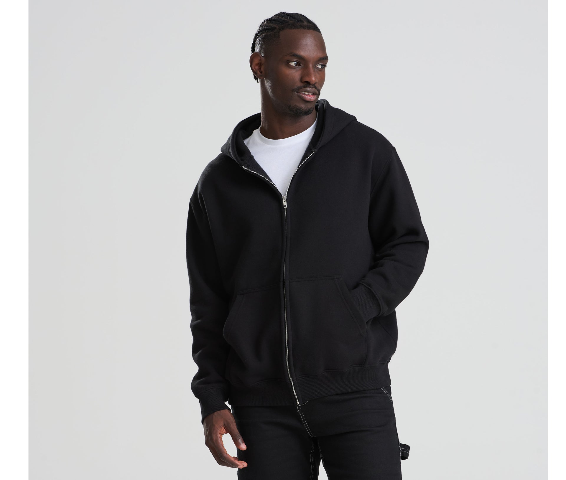 Sweat à capuche zippé