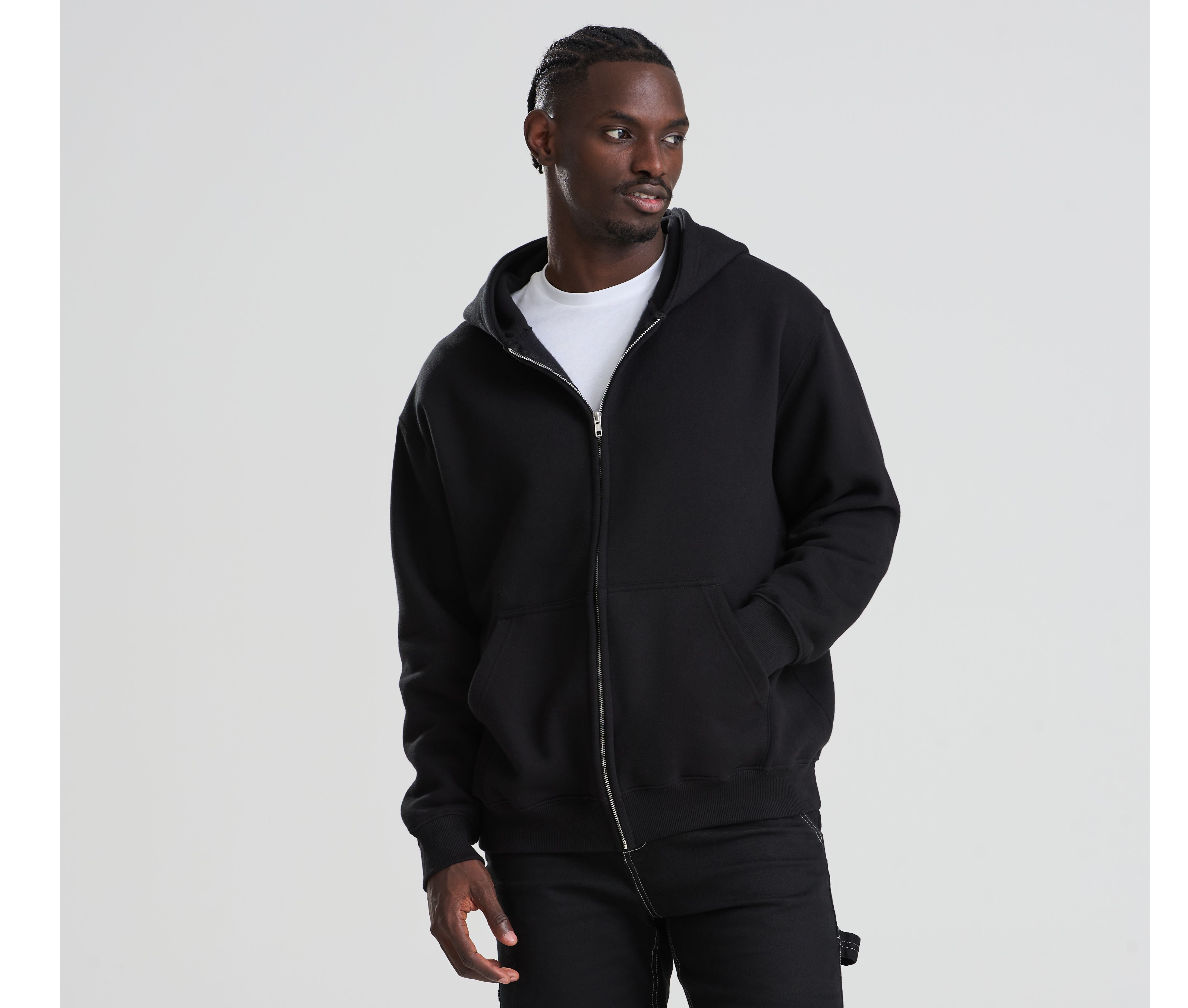 Sweat à capuche zippé