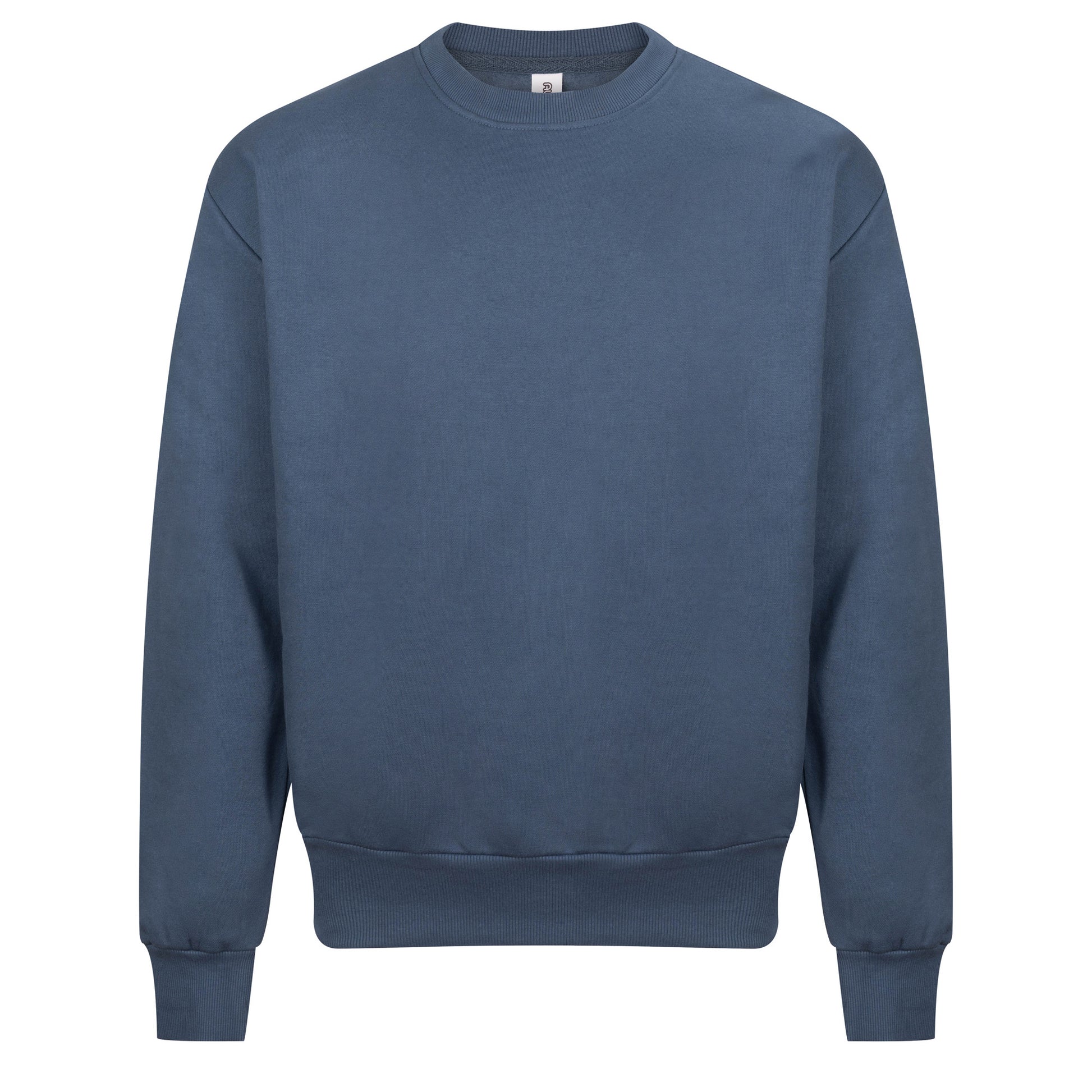 Sweat Col Rond Lourd - Airforce Blue