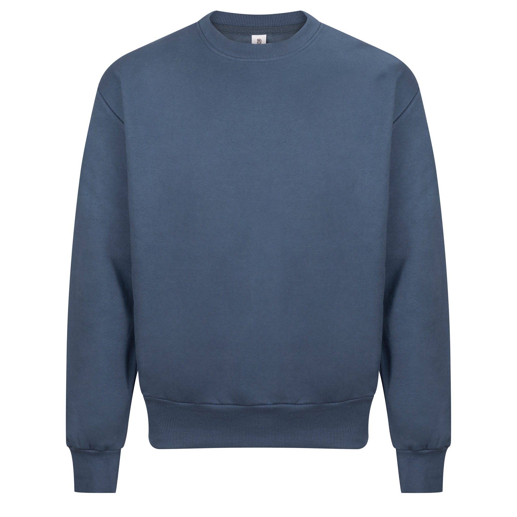 Sweat Col Rond Lourd - Airforce Blue