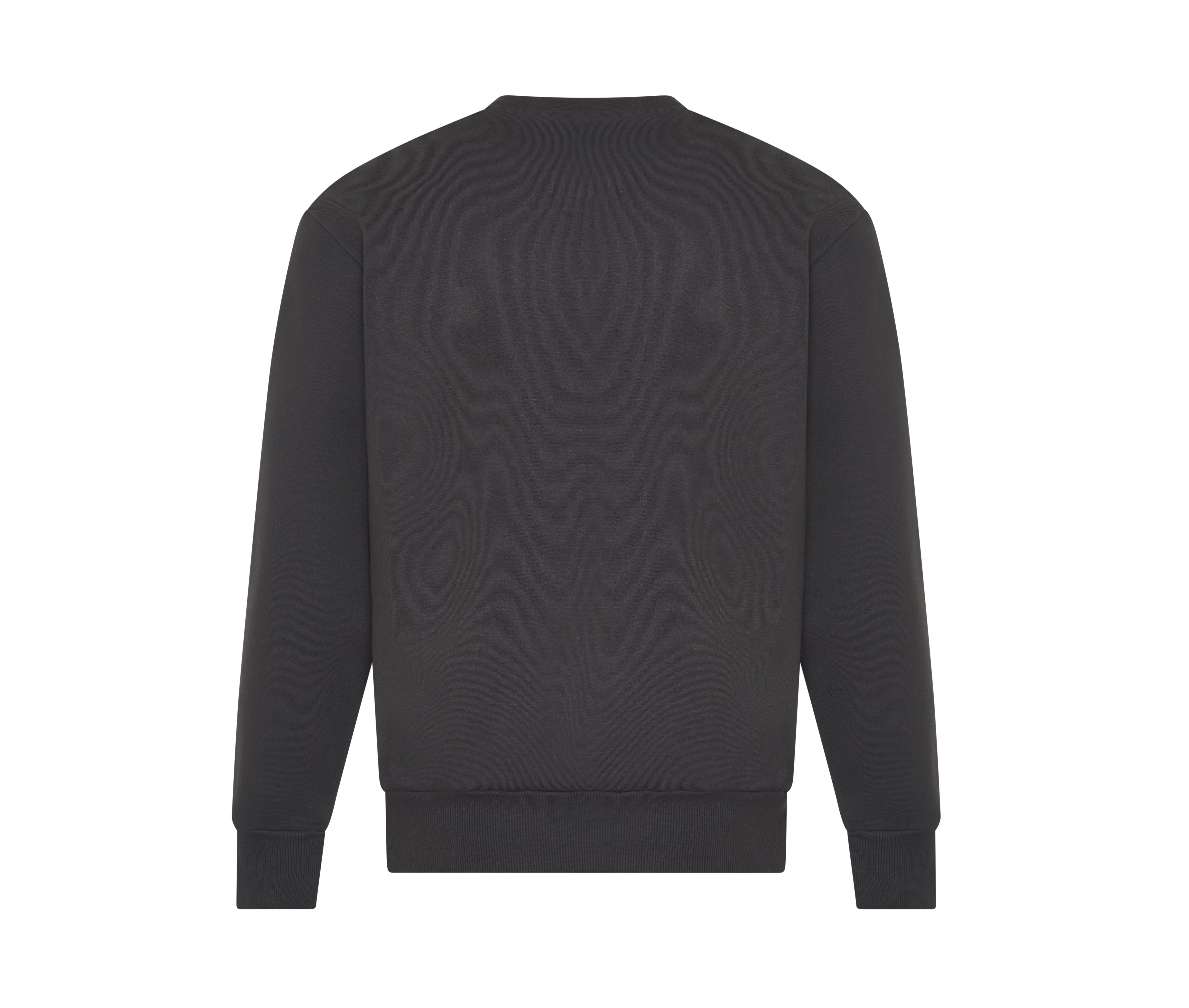 Sweat Col Rond Lourd - Solid Charcoal