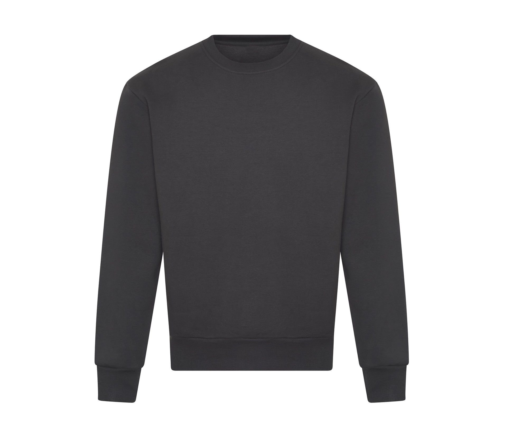 Sweat Col Rond Lourd - Solid Charcoal