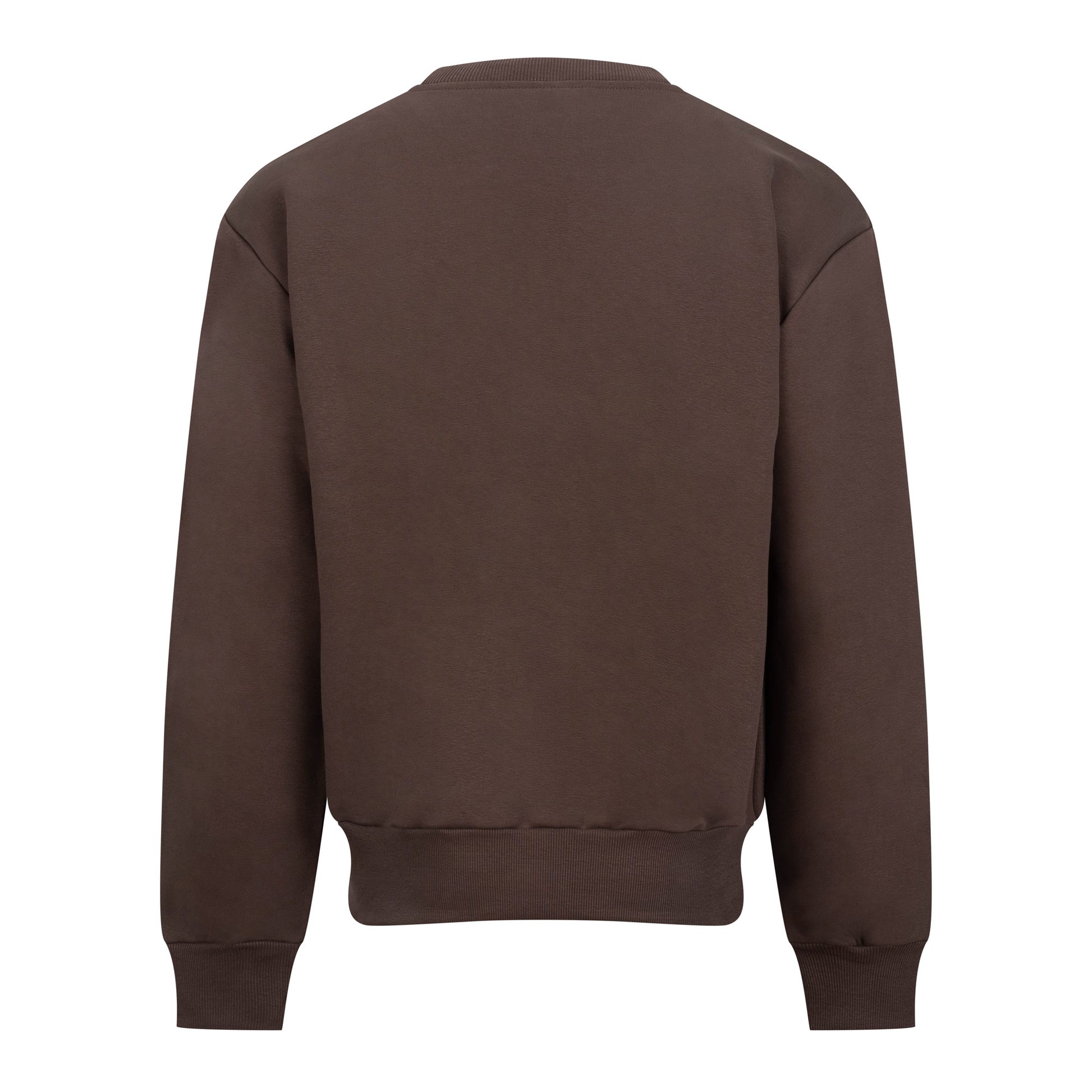 Sweat Col Rond Lourd - Espresso