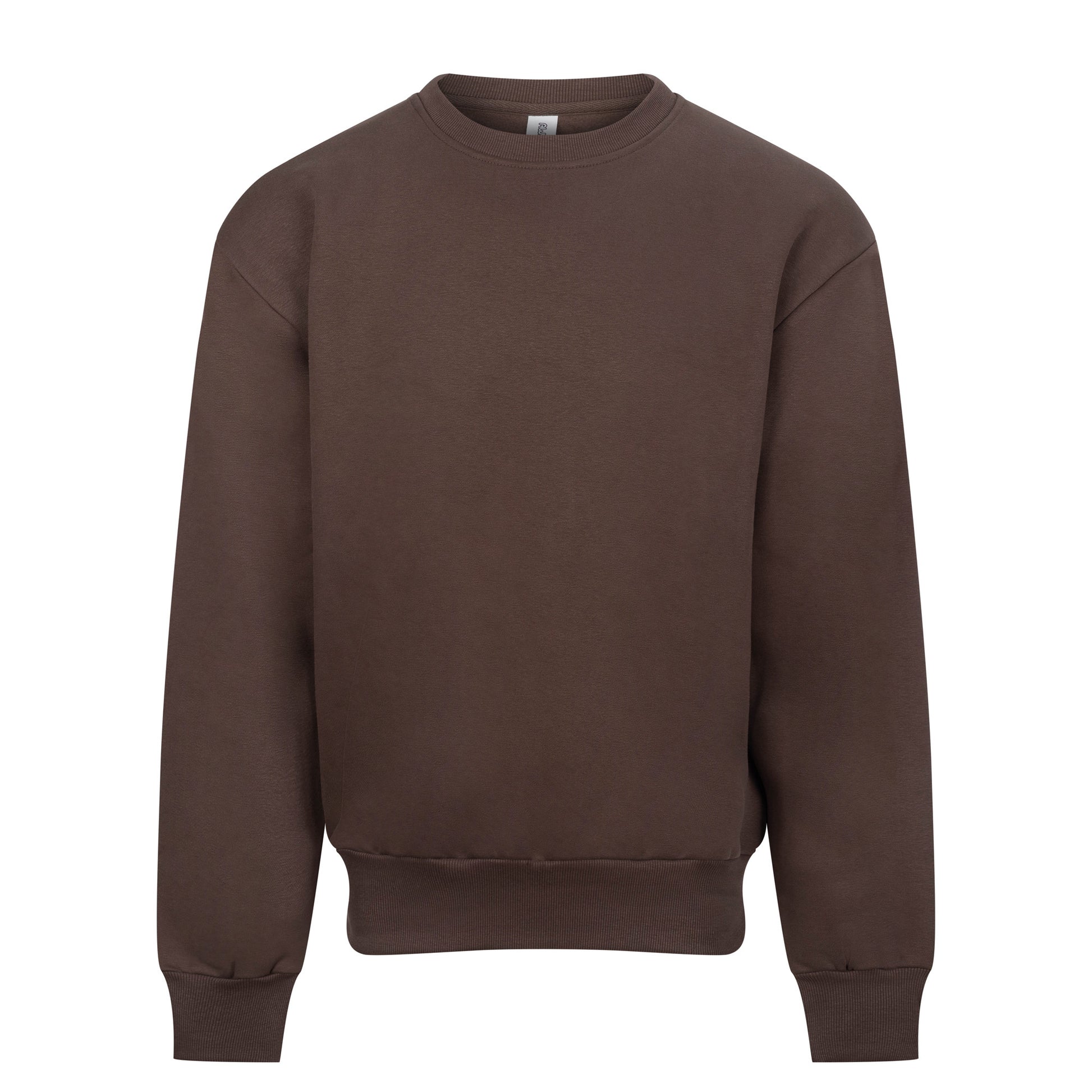 Sweat Col Rond Lourd - Espresso