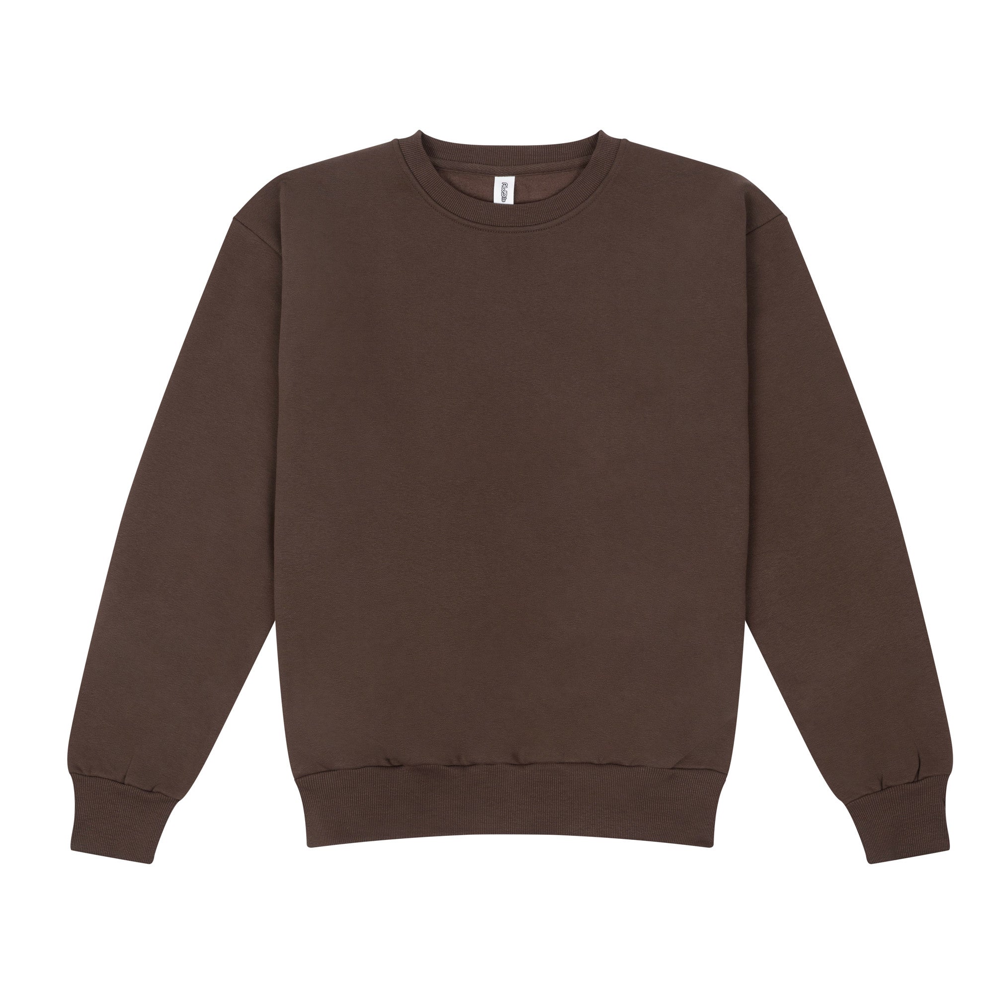 Sweat Col Rond Lourd - Espresso