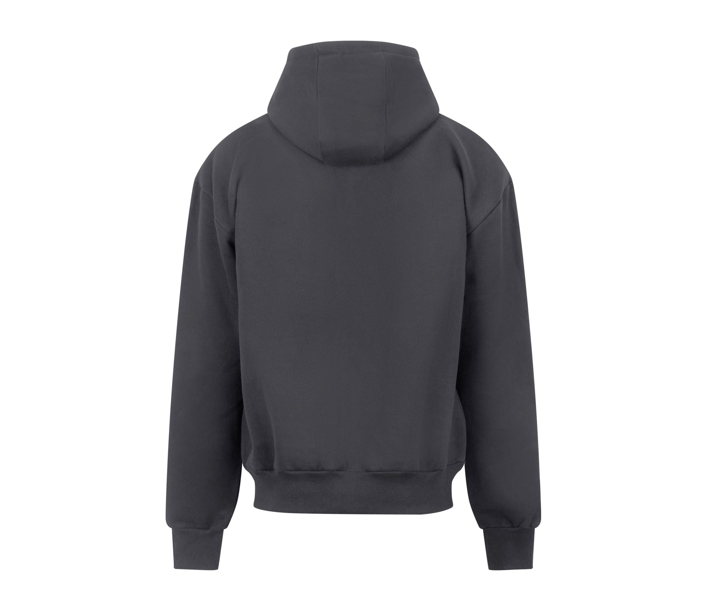 Sweat Capuche Zippé Lourd - Solid Charcoal
