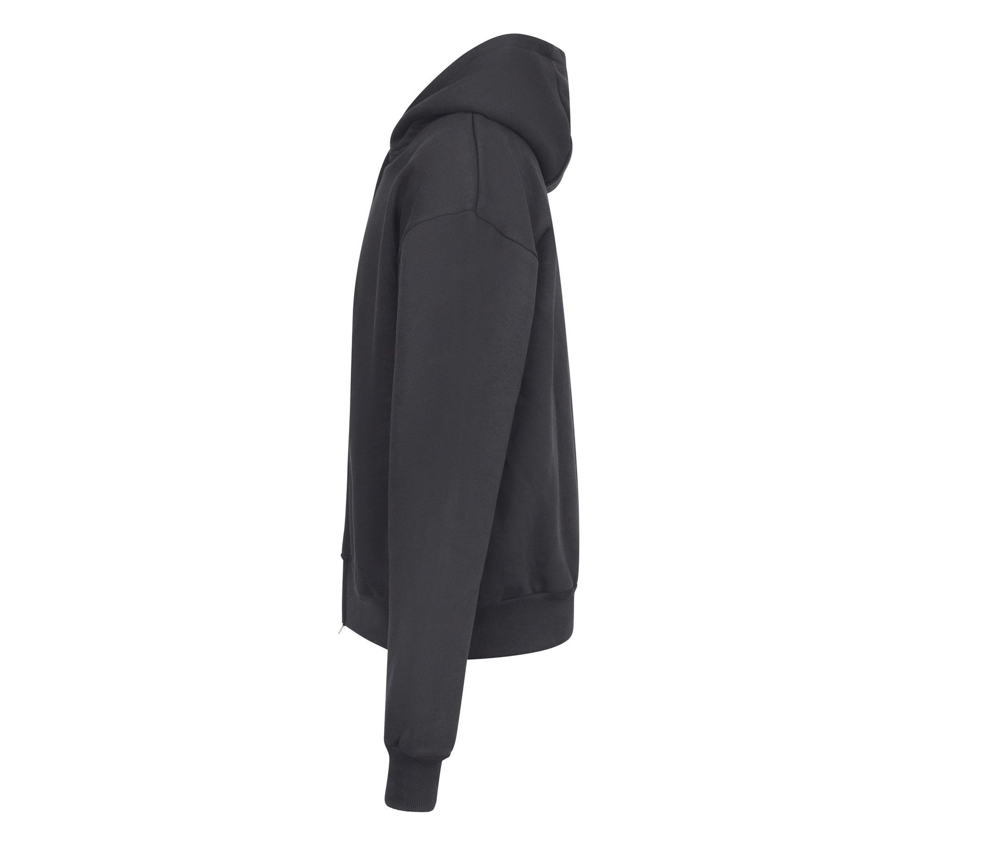 Sweat Capuche Zippé Lourd - Solid Charcoal