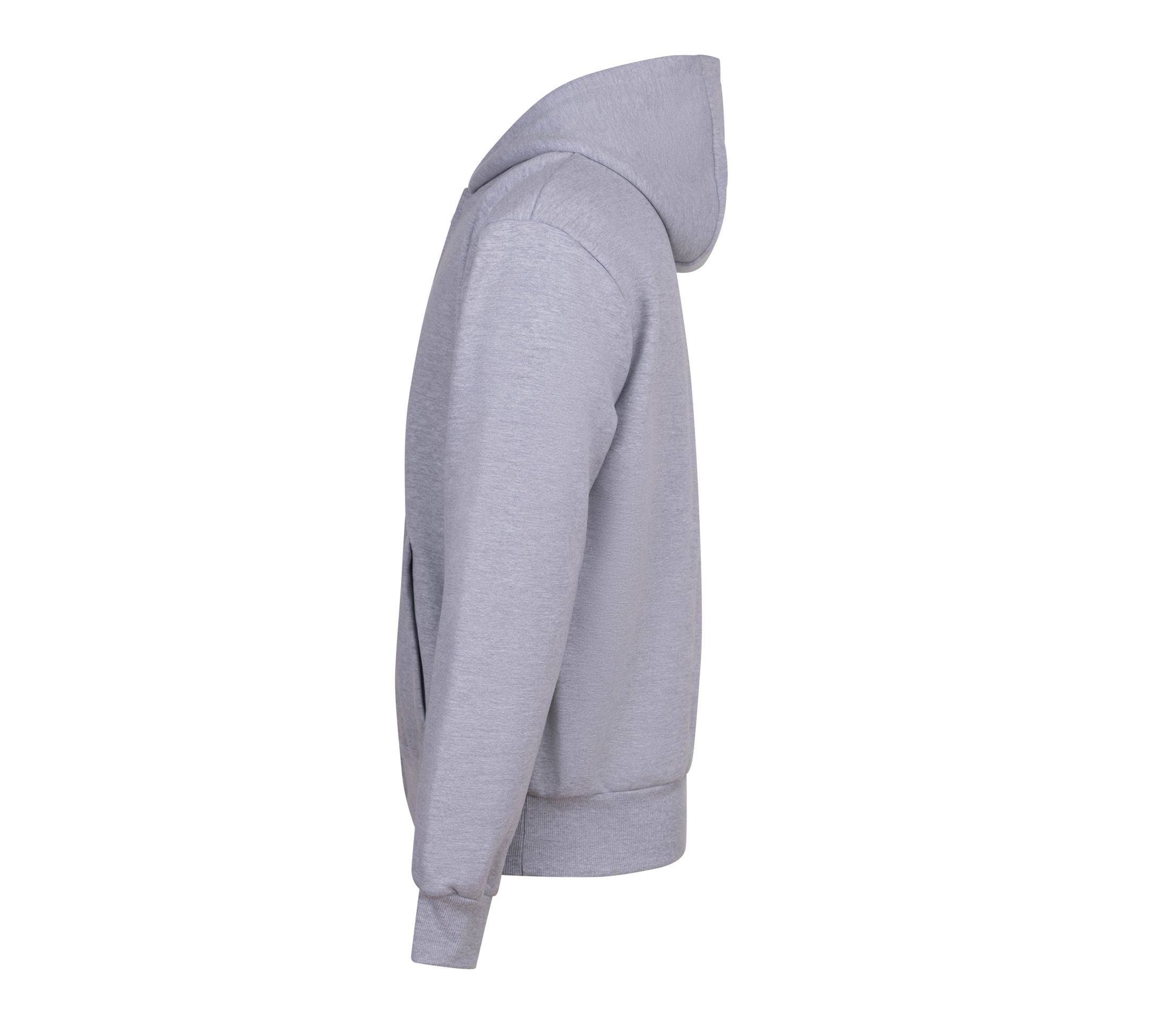 Sweat Capuche Zippé Lourd - Heather Grey