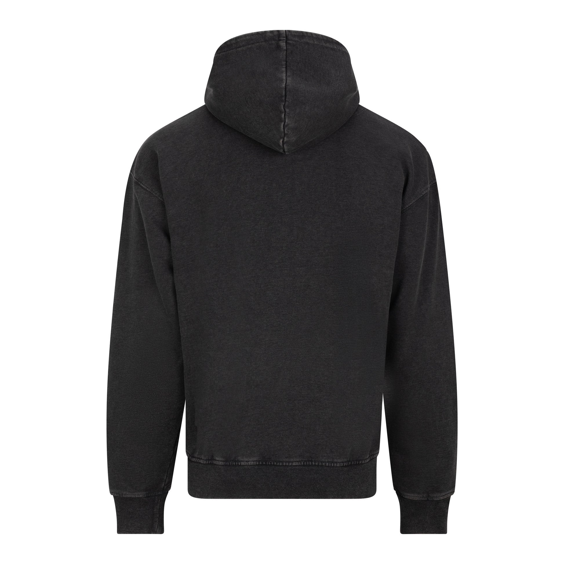 Sweat à Capuche Effet Délavé - Washed Black