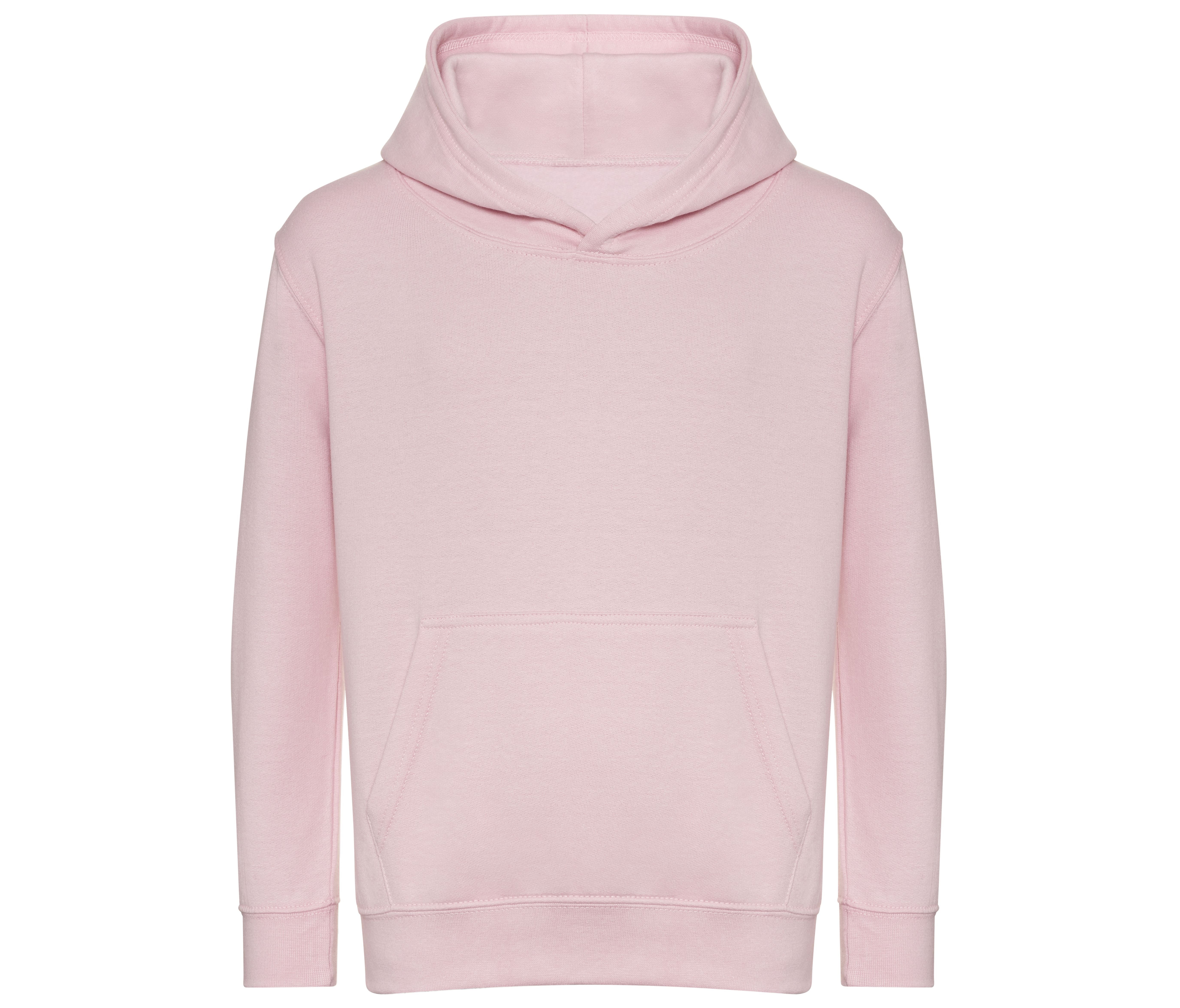 Sweat Capuche en Coton Biologique Enfant - Baby Pink