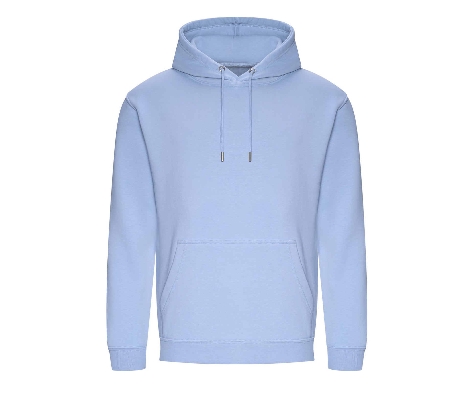 Sweat Capuche en Coton Biologique - Sky Blue