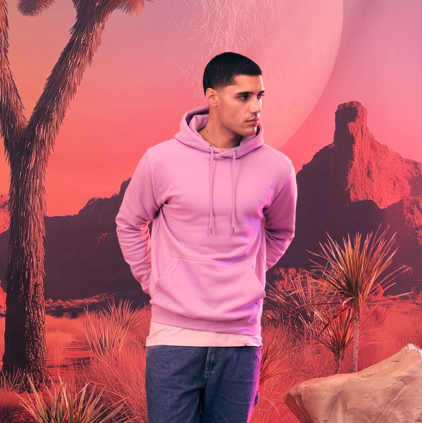 Sweat capuche en coton biologique