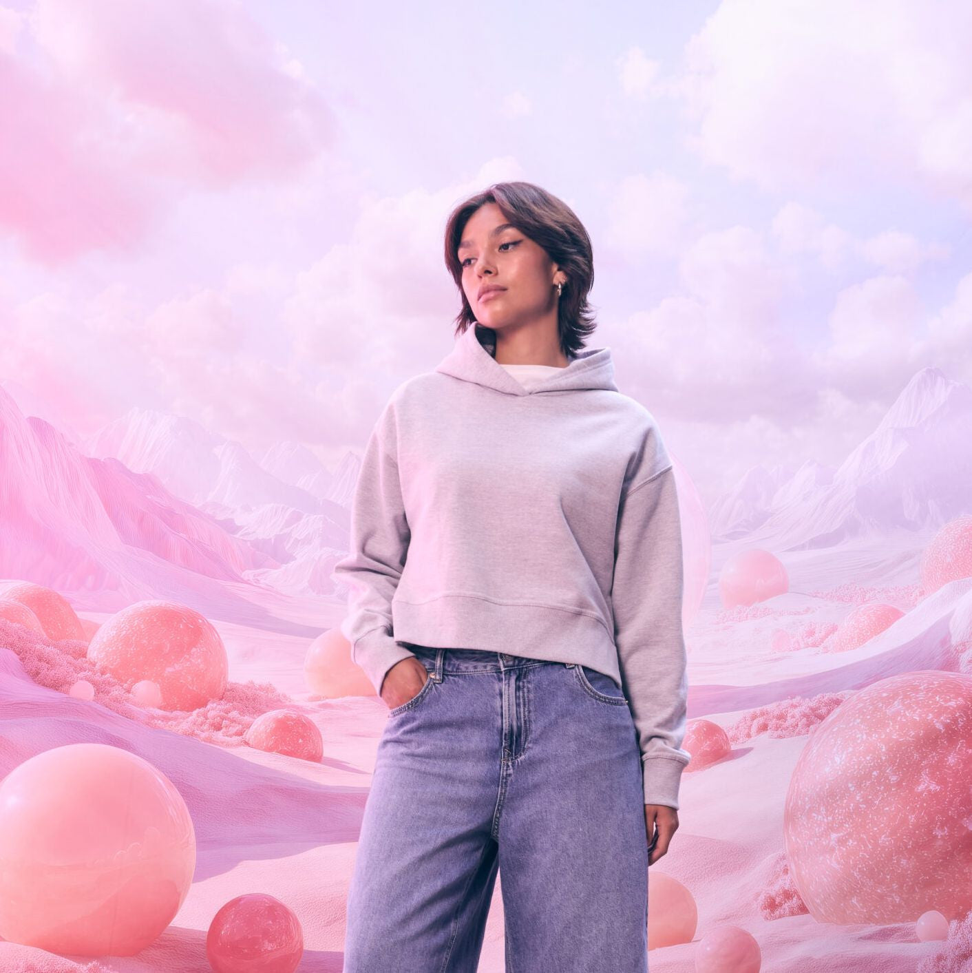Sweat capuche femme