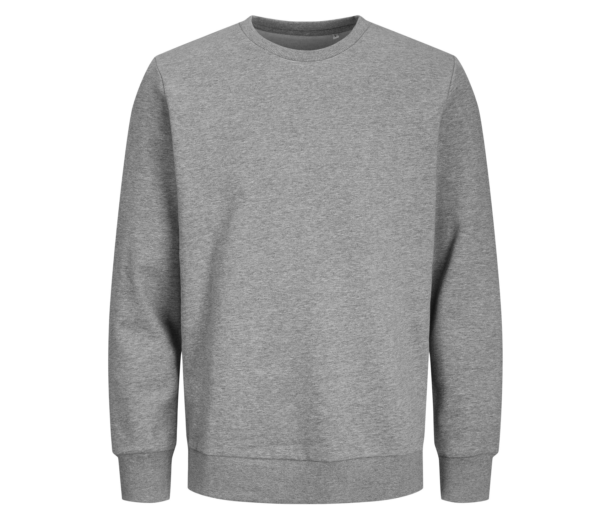 Sweat Col Rond Unisexe - Light Grey Melange