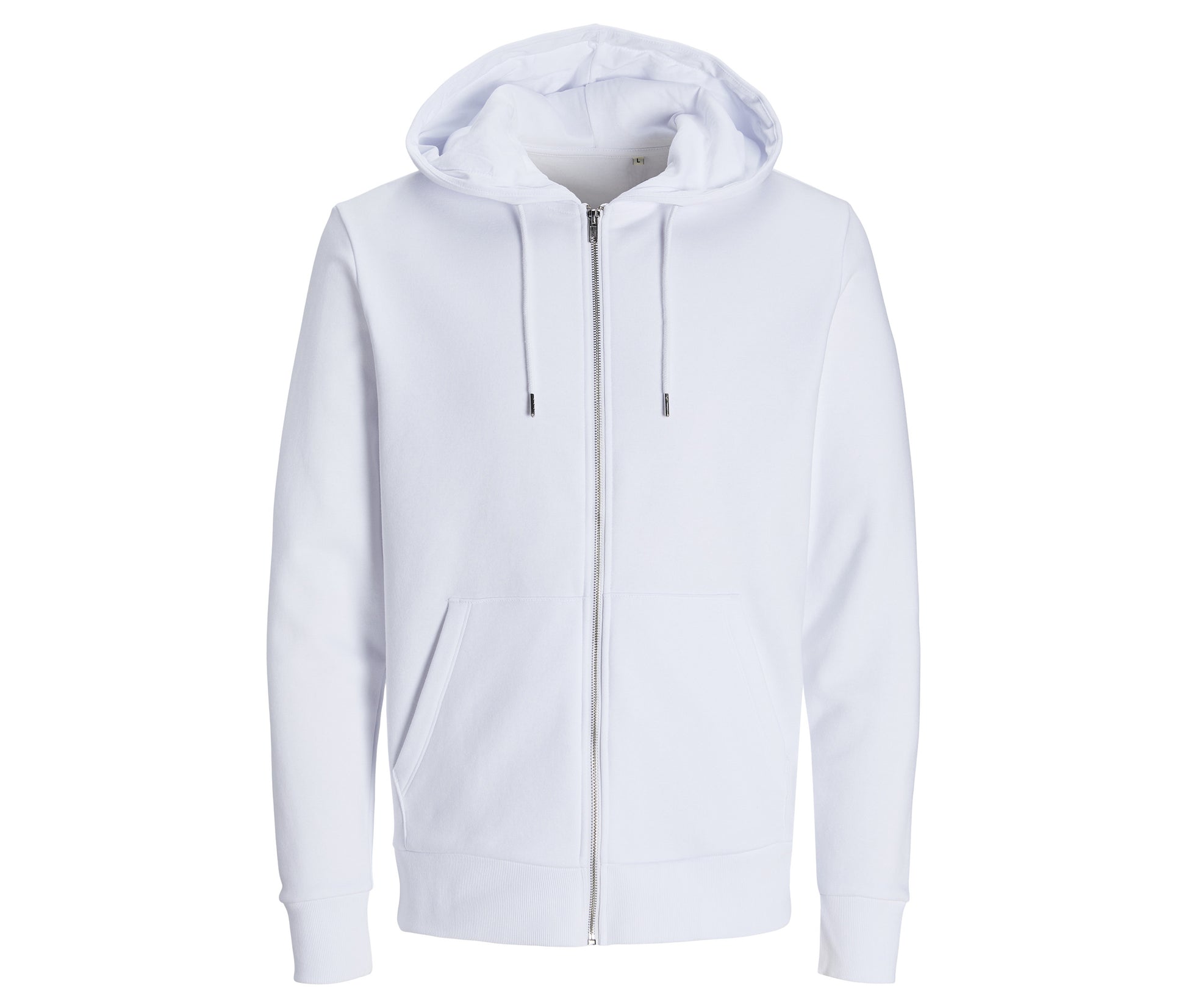 Sweat à Capuche Zippé Unisexe - White