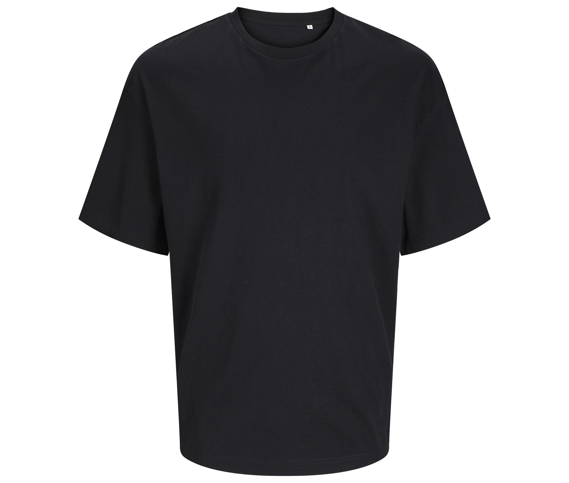 Tee-Shirt Unisexe Oversize en Coton Organique - Black