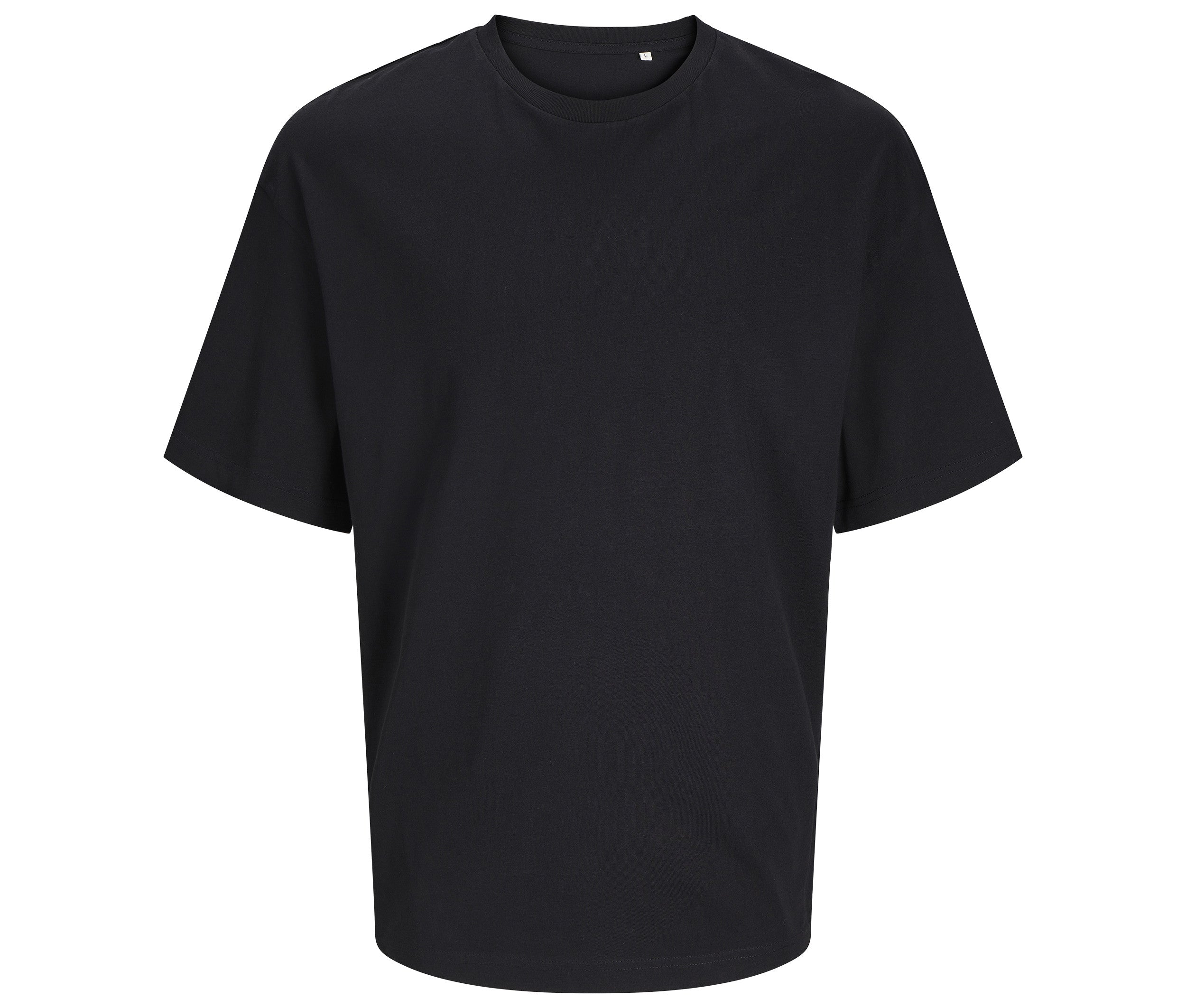 Tee-Shirt Unisexe Oversize en Coton Organique - Black