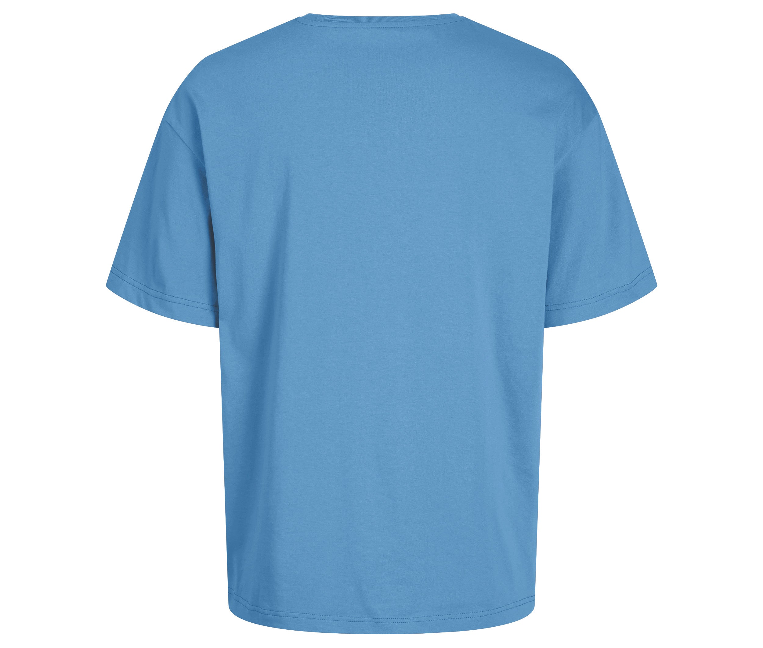 Tee-Shirt Unisexe Oversize en Coton Organique - Azure Blue