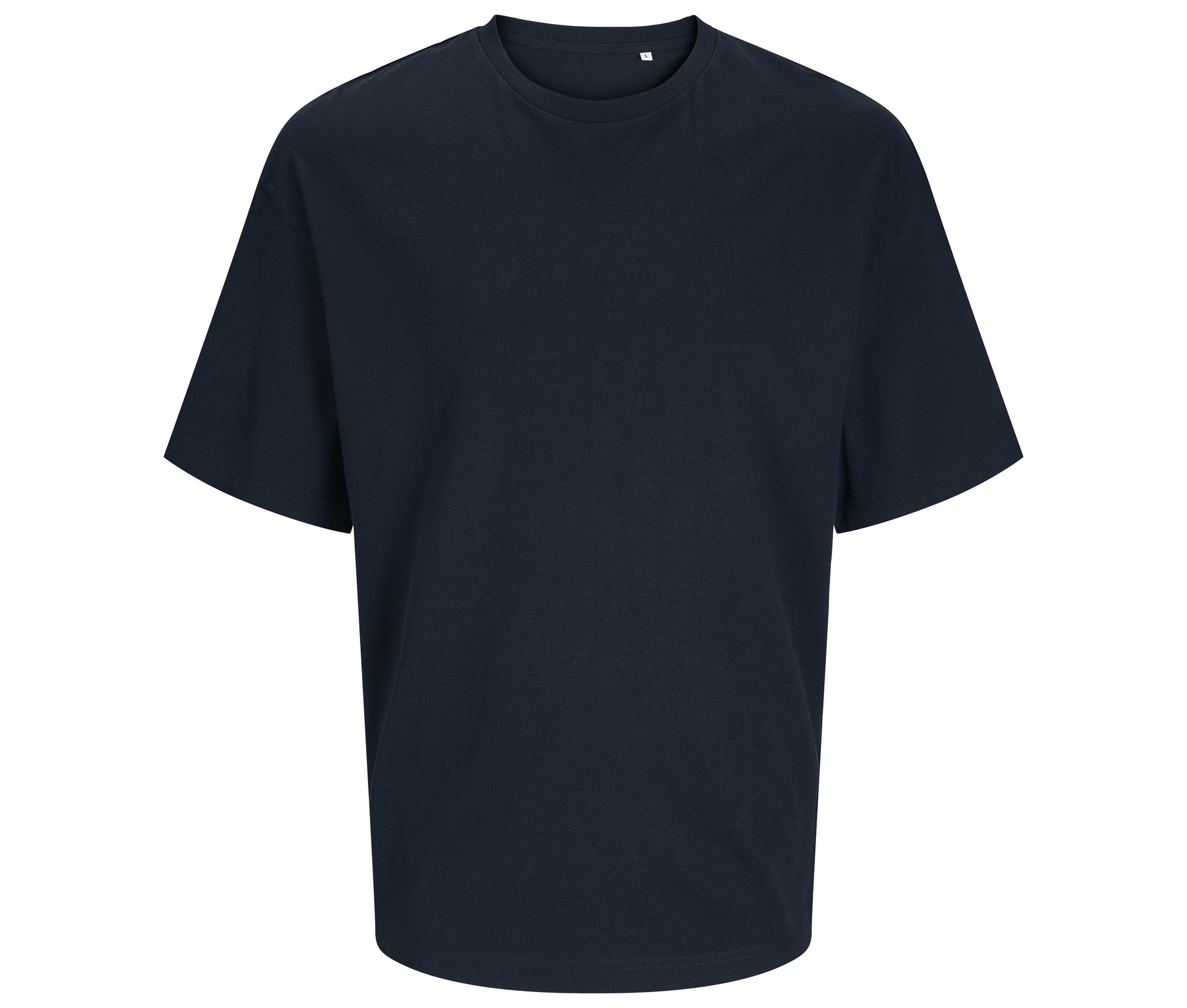 Tee-Shirt Unisexe Oversize en Coton Organique - Navy Blazer