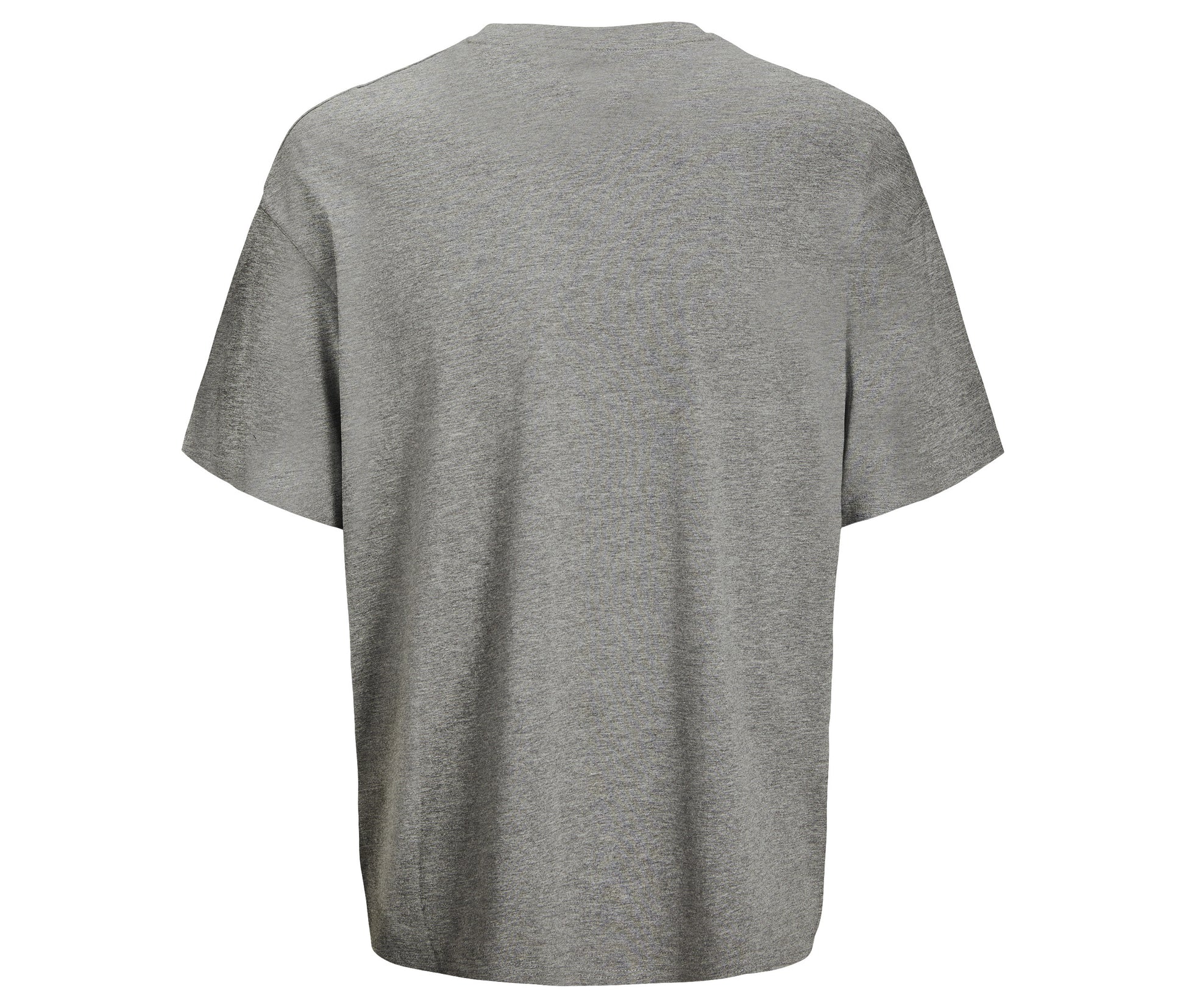 Tee-Shirt Unisexe Oversize en Coton Organique - Light Grey Melange