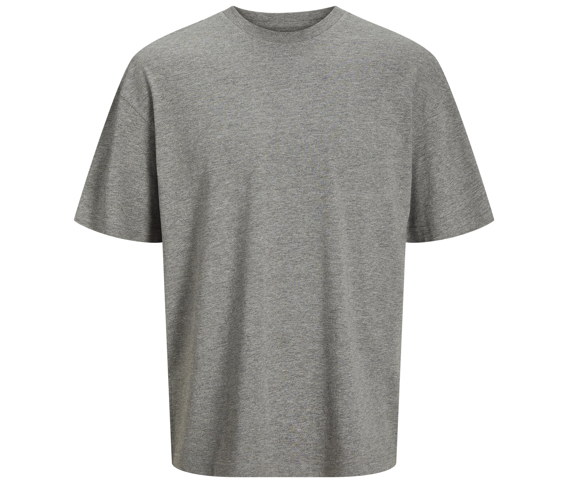 Tee-Shirt Unisexe Oversize en Coton Organique - Light Grey Melange