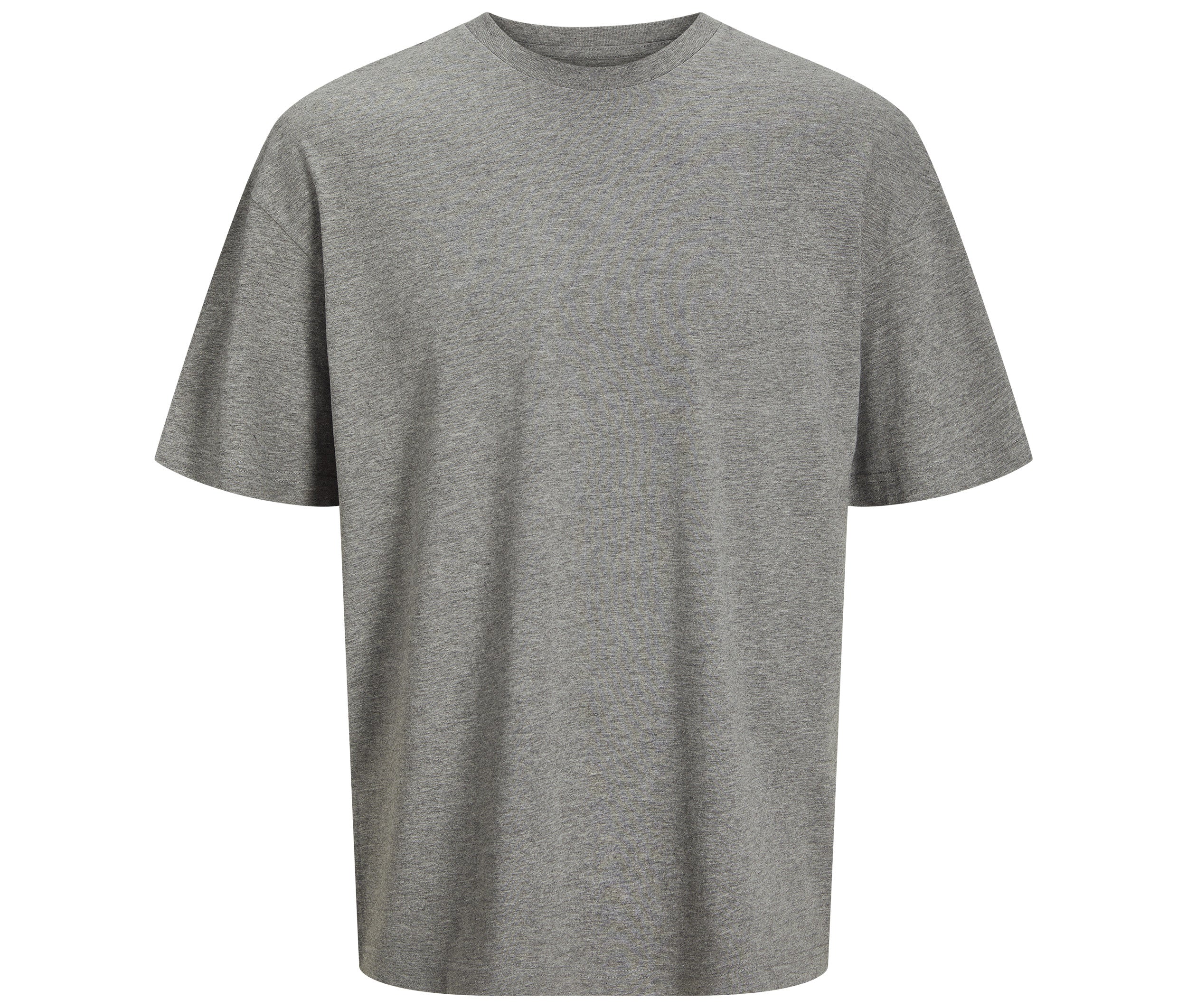 Tee-Shirt Unisexe Oversize en Coton Organique - Light Grey Melange