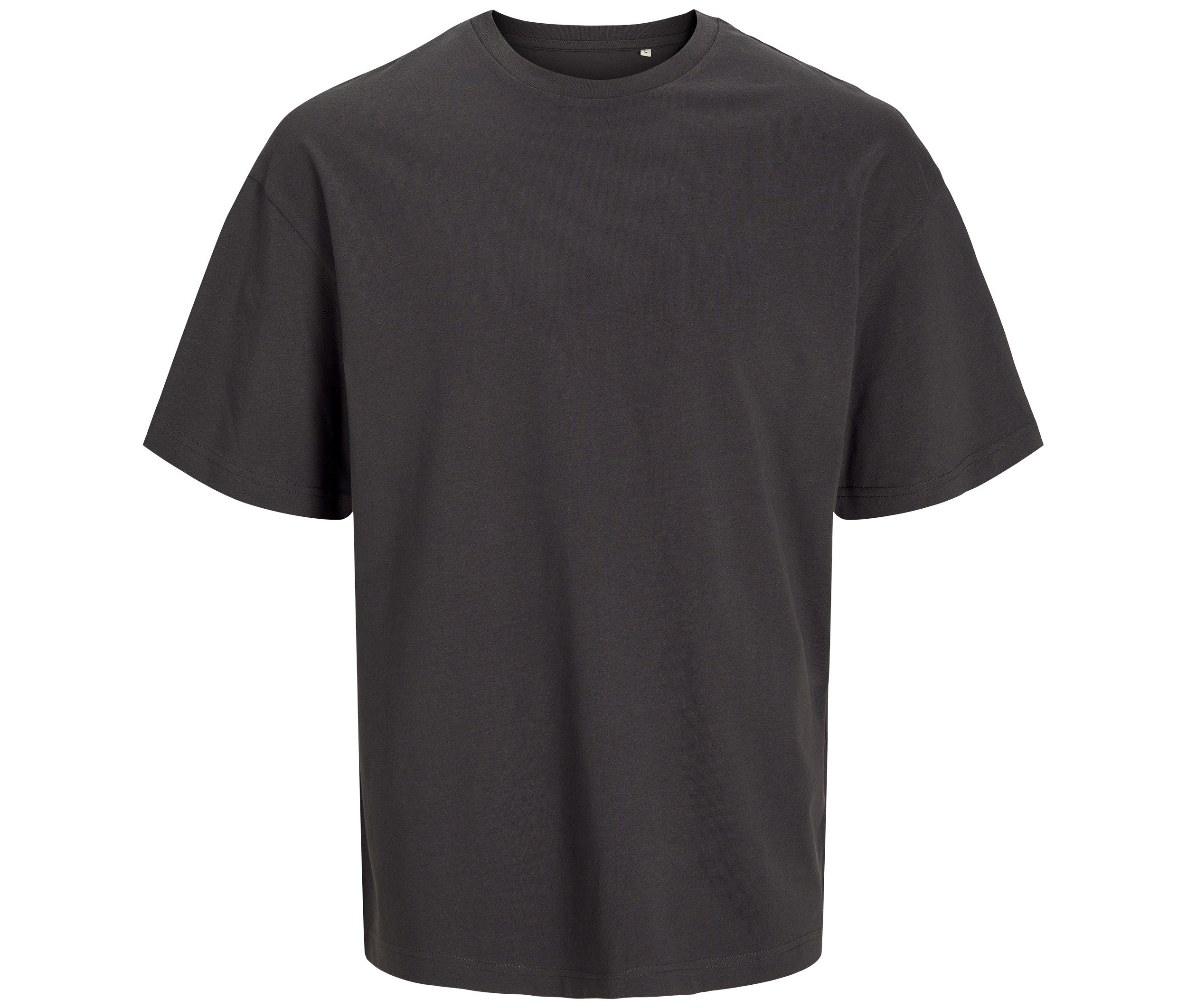 Tee-Shirt Unisexe Oversize en Coton Organique - Asphalt Grey