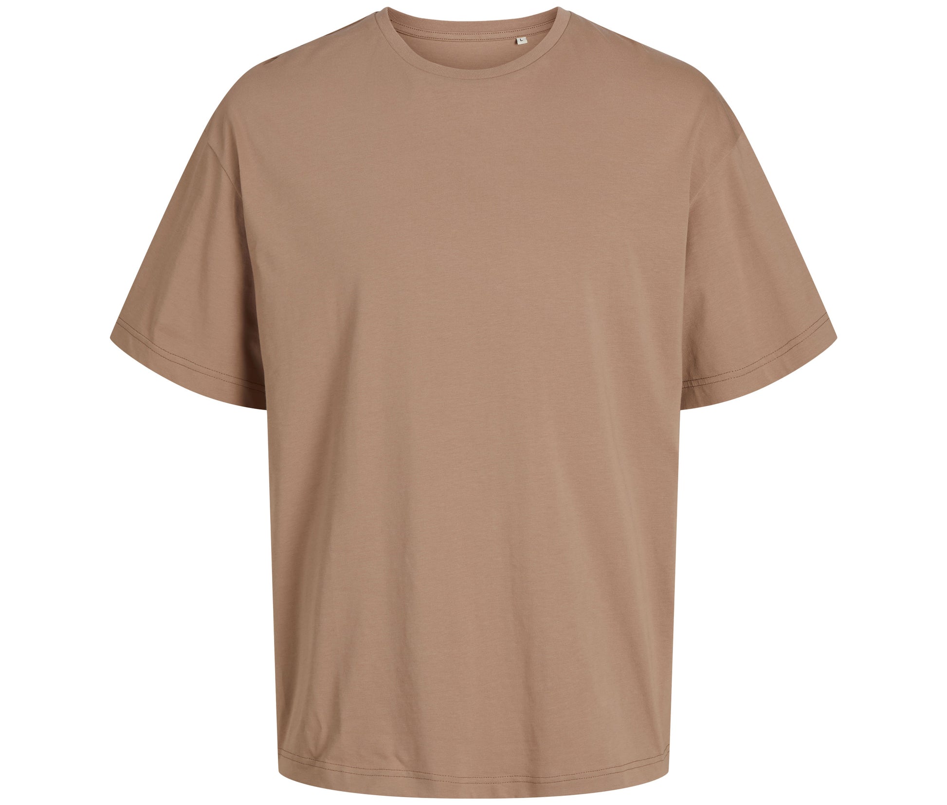 Tee-Shirt Unisexe Oversize en Coton Organique - Warm Taupe Sand