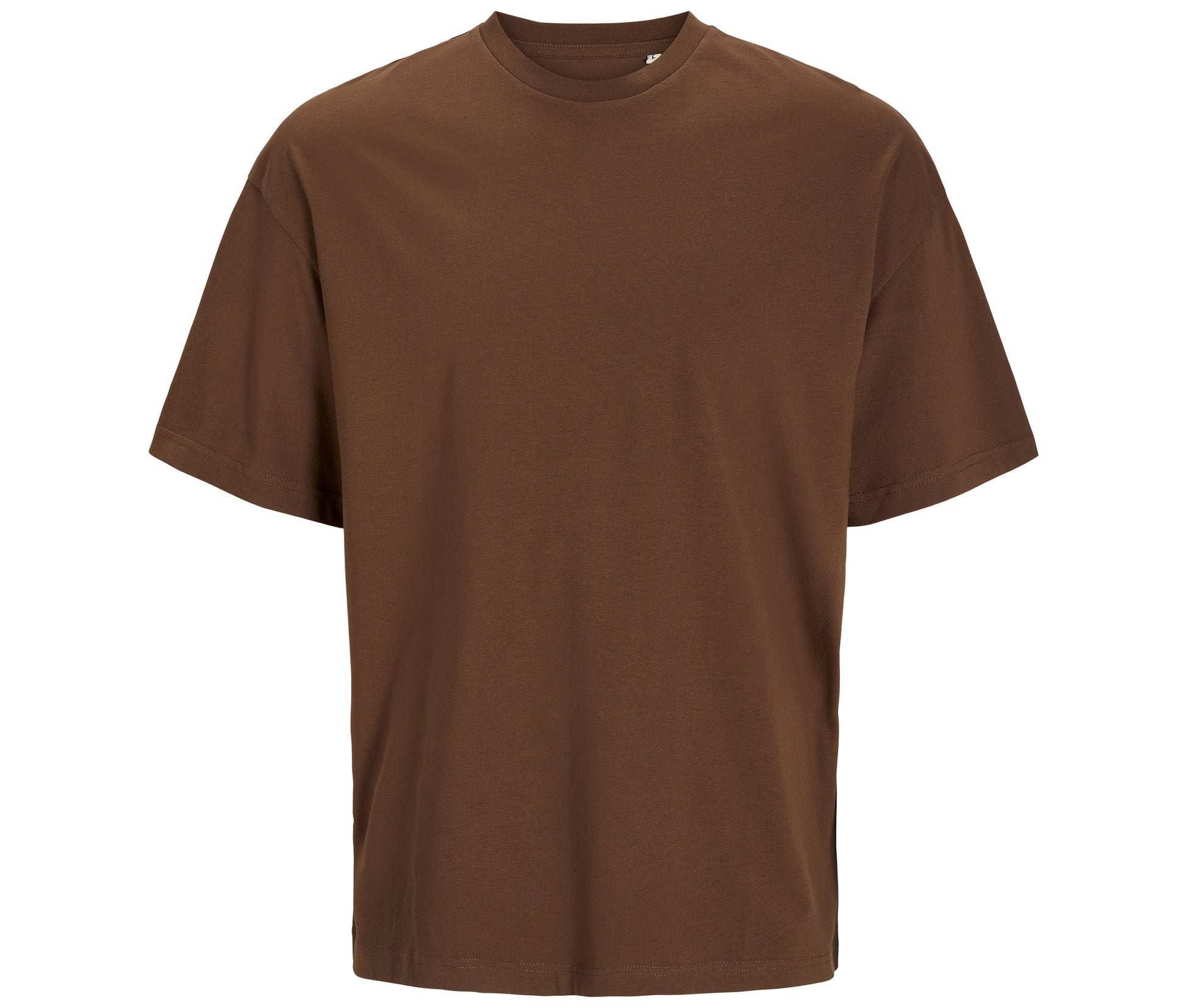 Tee-Shirt Unisexe Oversize en Coton Organique - Cappuccino Brown