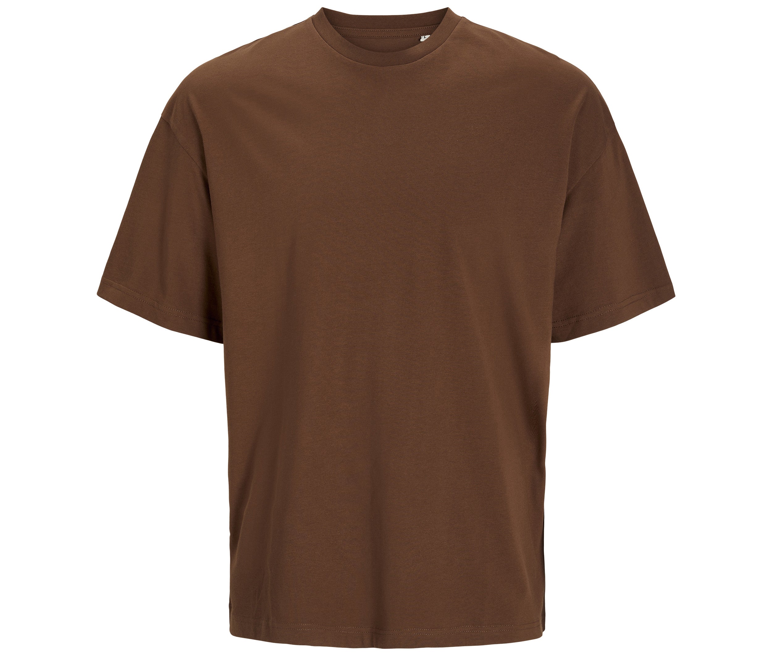Tee-Shirt Unisexe Oversize en Coton Organique - Cappuccino Brown