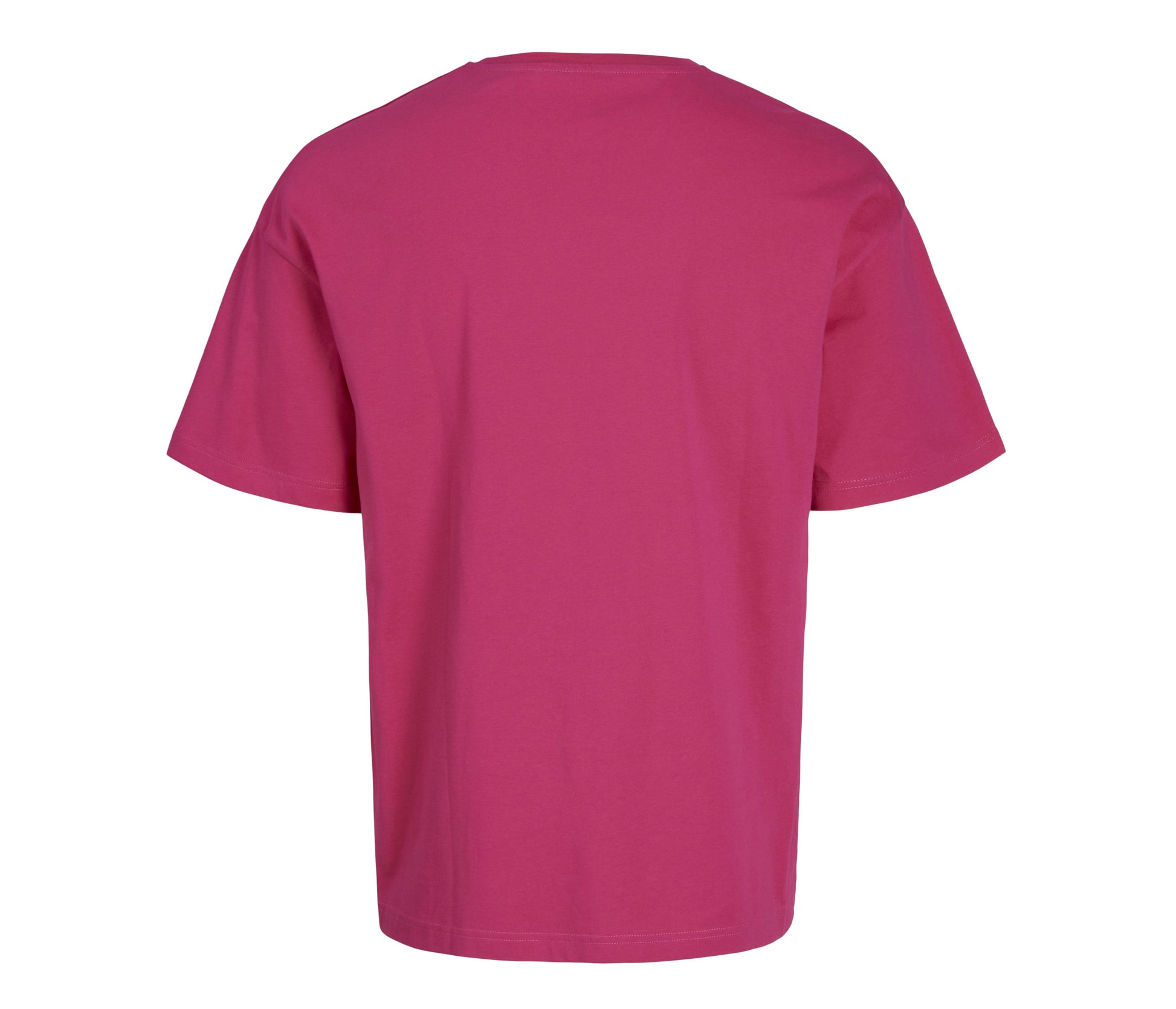 Tee-Shirt Unisexe Oversize en Coton Organique - Fuchsia Rose