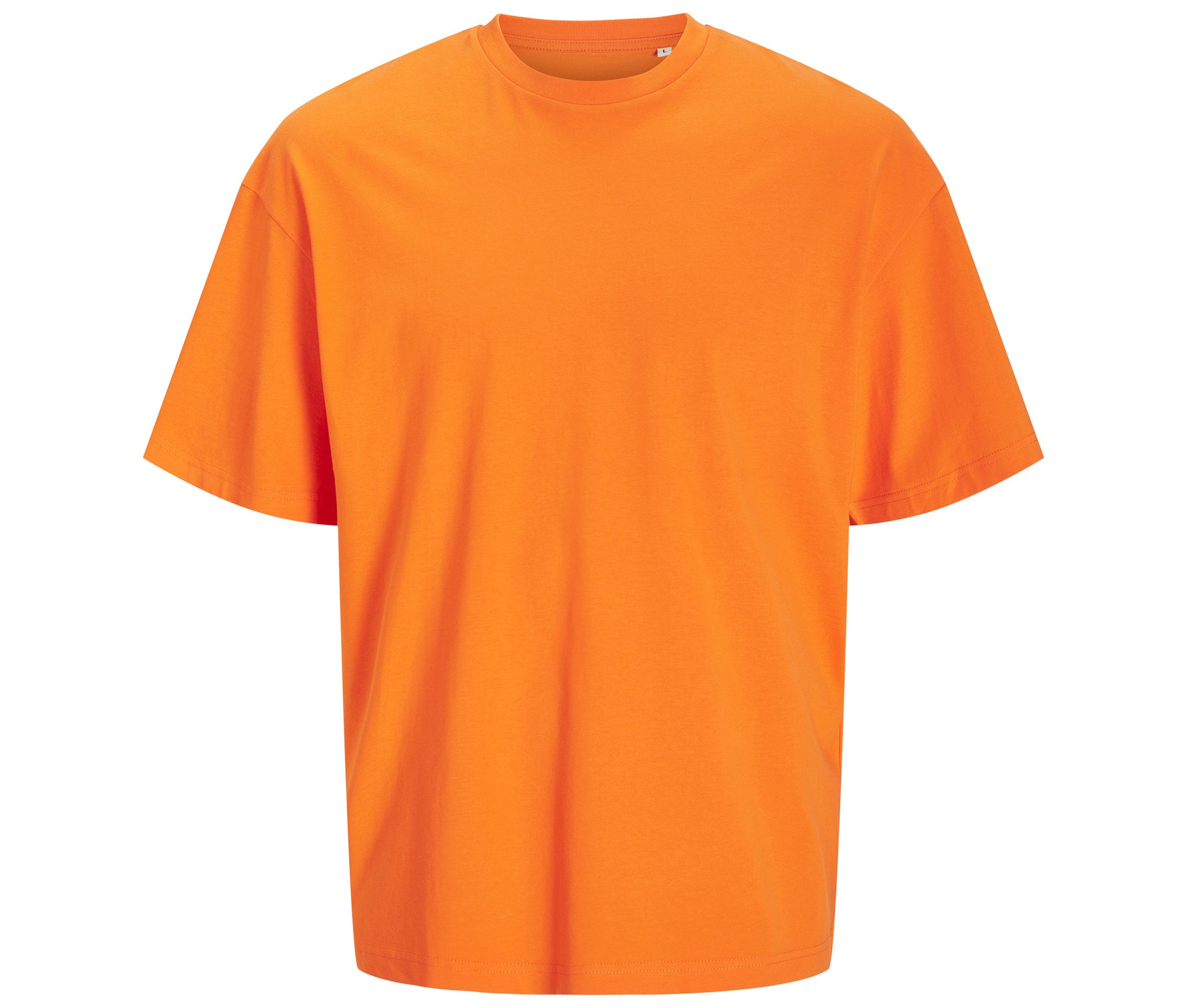 Tee-Shirt Unisexe Oversize en Coton Organique - Vibrant Orange