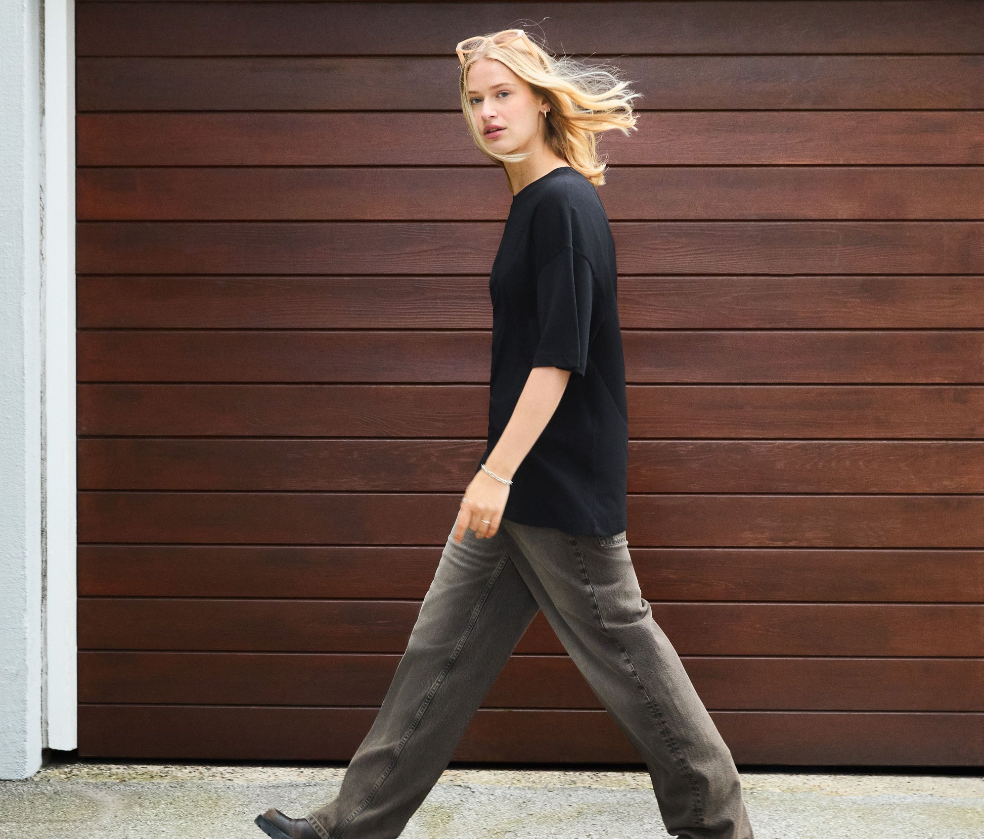 Tee-shirt unisexe oversize en coton organique